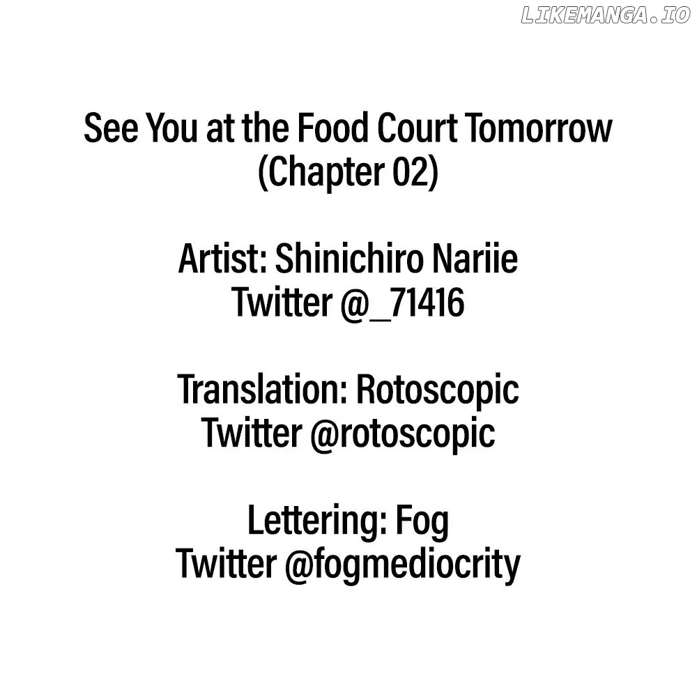 See You at the Food Court Tomorrow. chapter 2 - page 9