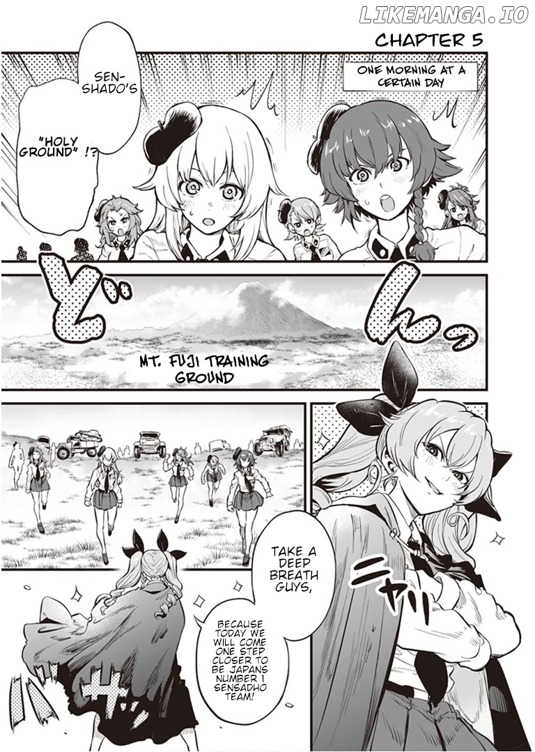 Girls und Panzer: Avanti! Anzio Koukou chapter 5.1 - page 1