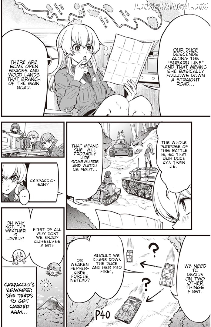 Girls und Panzer: Avanti! Anzio Koukou chapter 5.6 - page 4