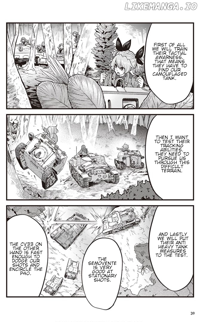 Girls und Panzer: Avanti! Anzio Koukou chapter 5.7 - page 4