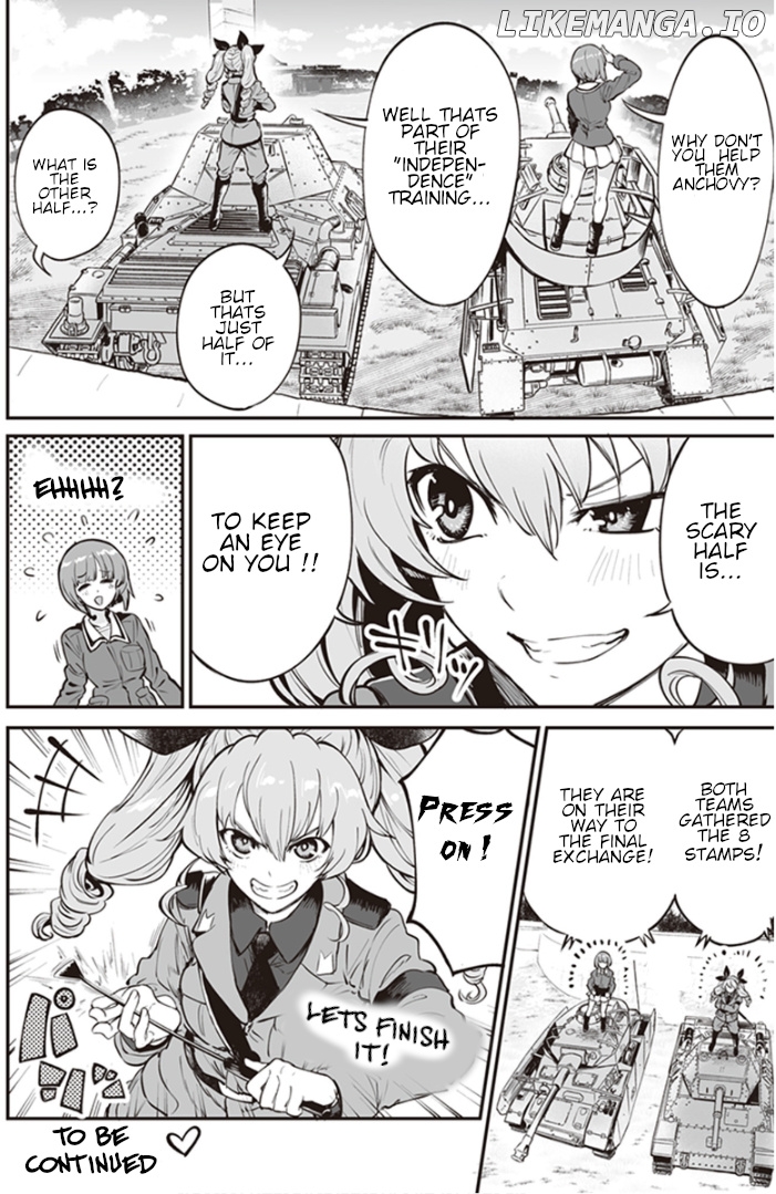 Girls und Panzer: Avanti! Anzio Koukou chapter 8.5 - page 4