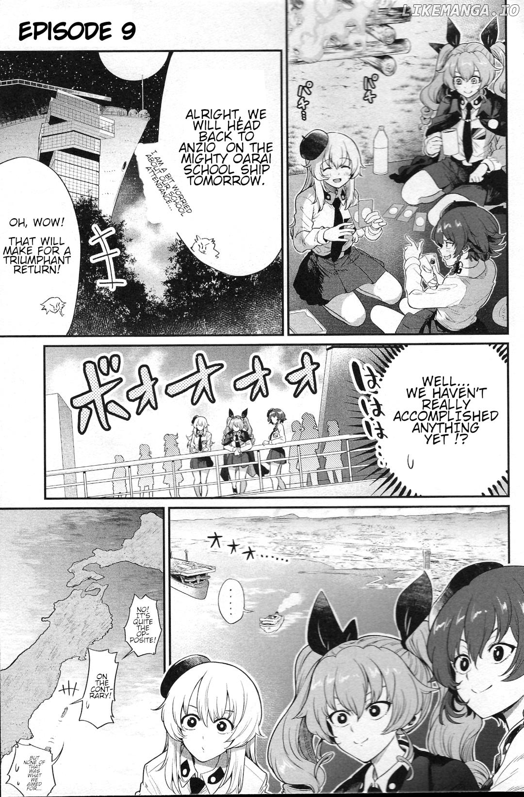Girls und Panzer: Avanti! Anzio Koukou chapter 9.1 - page 1