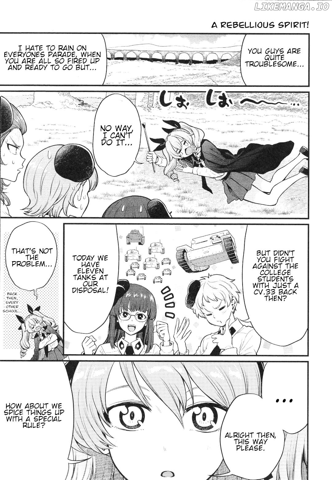 Girls und Panzer: Avanti! Anzio Koukou chapter 9.1 - page 25