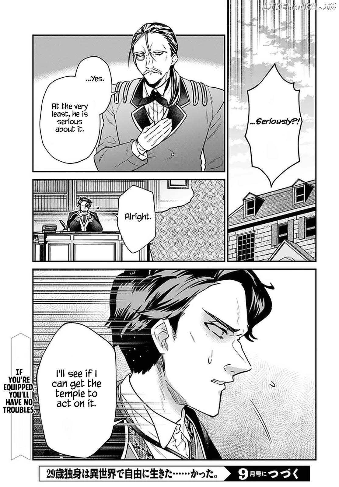 29-Sai Dokushin wa Isekai de Jiyuu ni Ikita……Katta chapter 26 - page 28