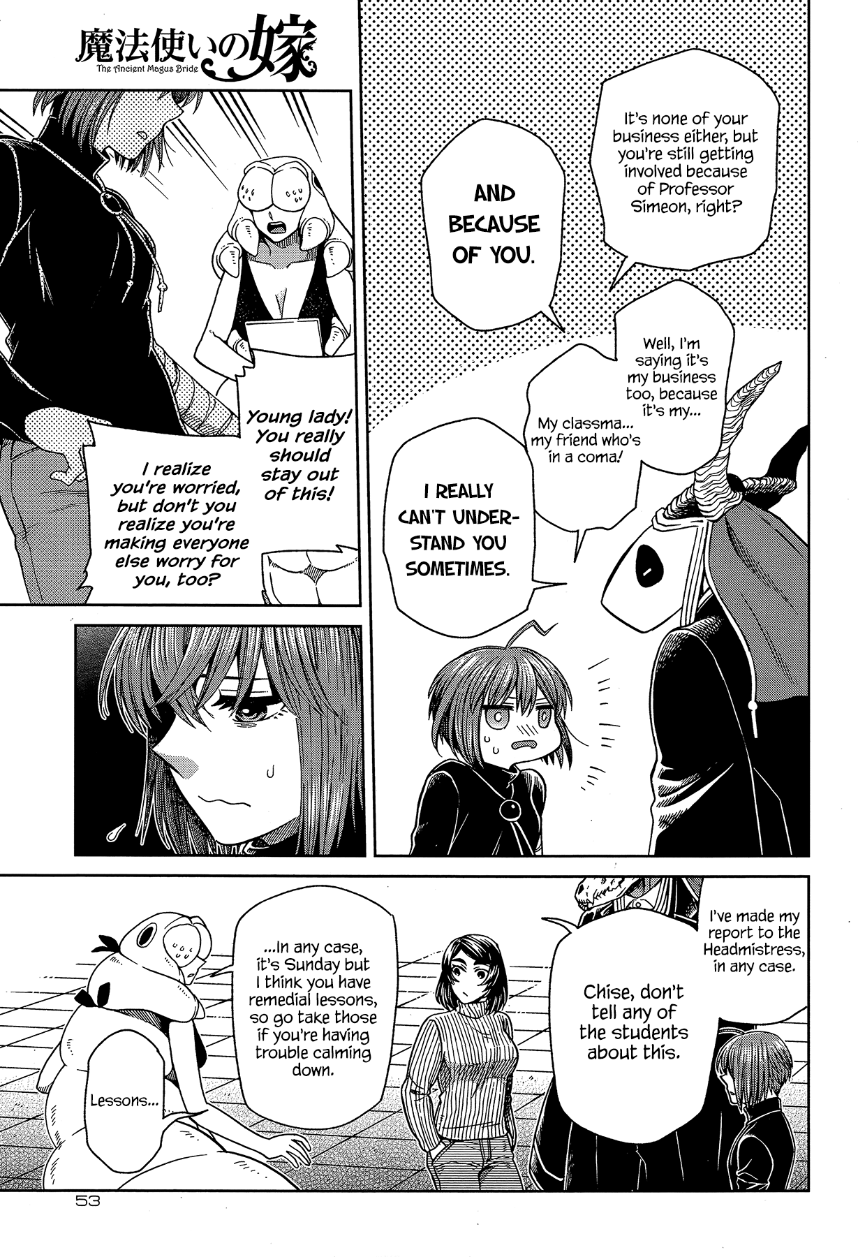 Mahou Tsukai no Yome chapter 66 - page 9