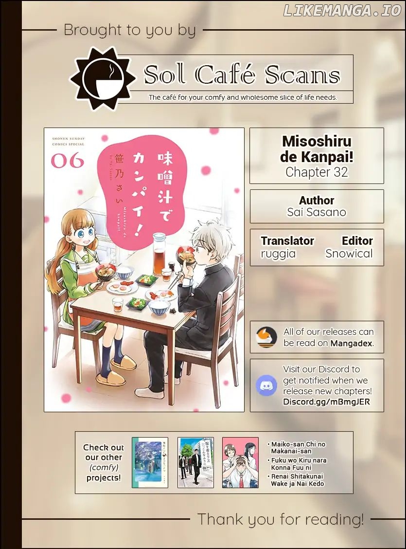 Misoshiru de Kanpai! chapter 32 - page 33