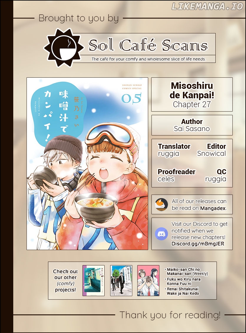 Misoshiru de Kanpai! chapter 27 - page 26