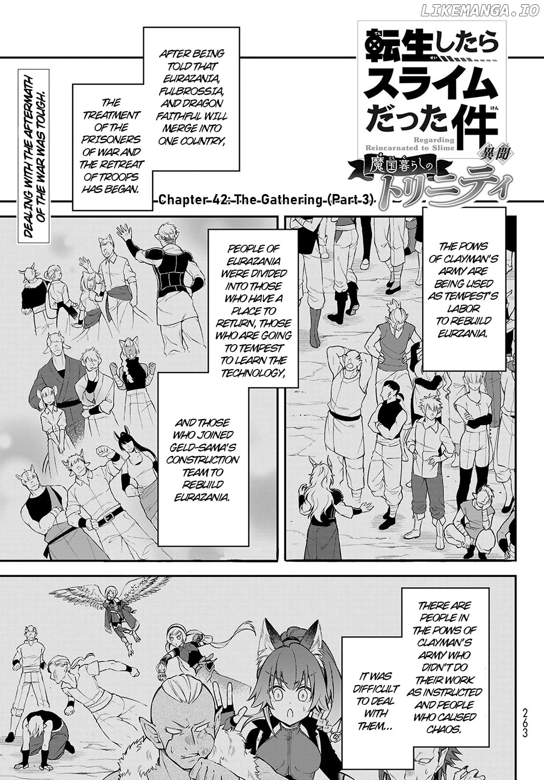That Time I Was Reincarnated As A Slime Strange Tales: Monster Country Life Of Trinity chapter 42 - page 1