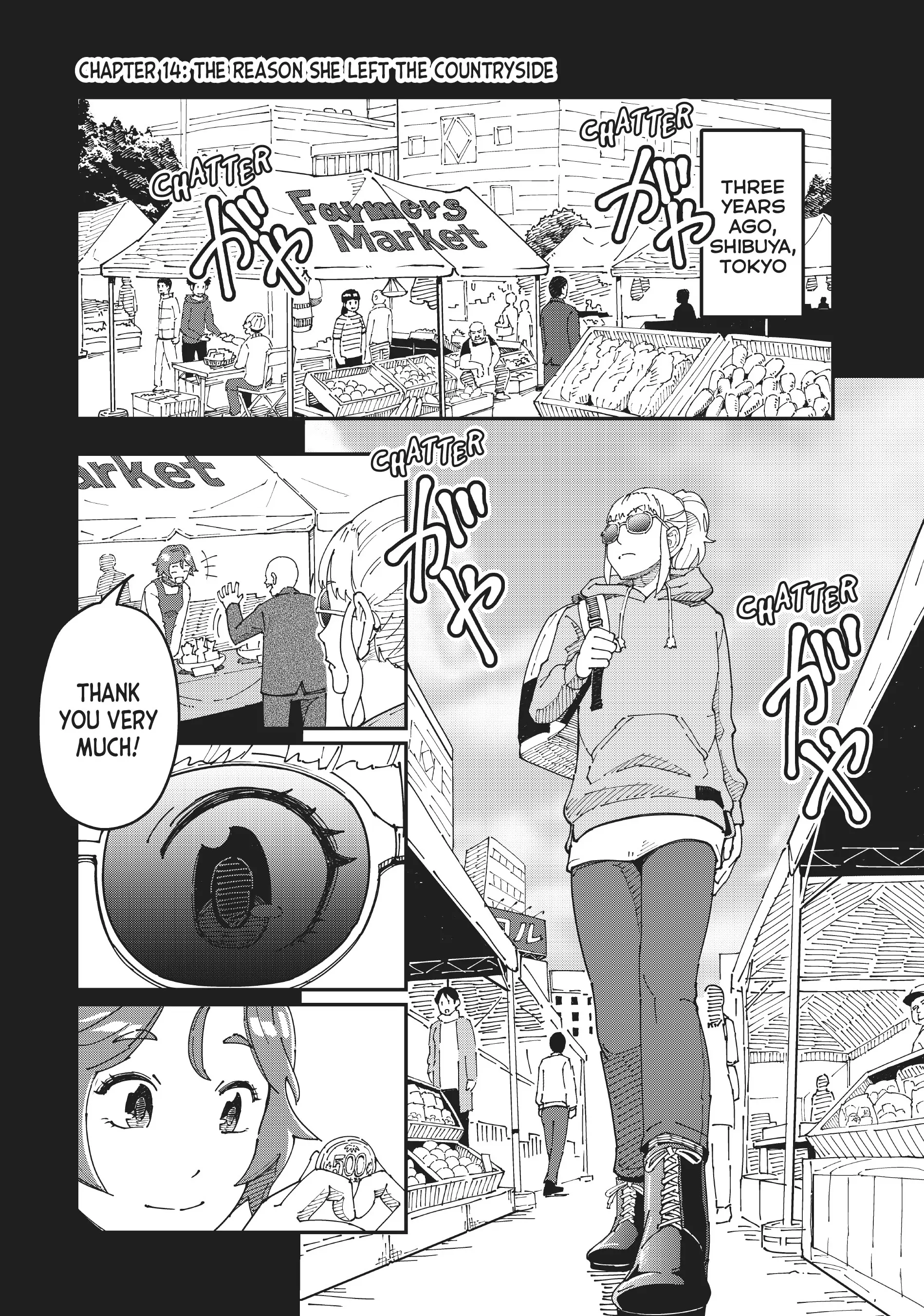 Manga Henshuusha ga Kaisha wo Yamete Inakagurashi wo Shitara Isekai Datta Ken Chapter 14 - page 1