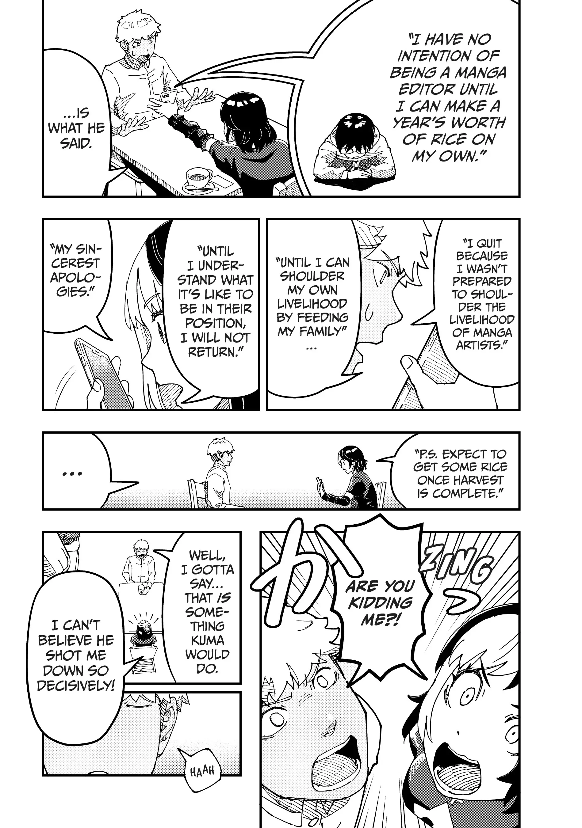 Manga Henshuusha ga Kaisha wo Yamete Inakagurashi wo Shitara Isekai Datta Ken Chapter 28 - page 4