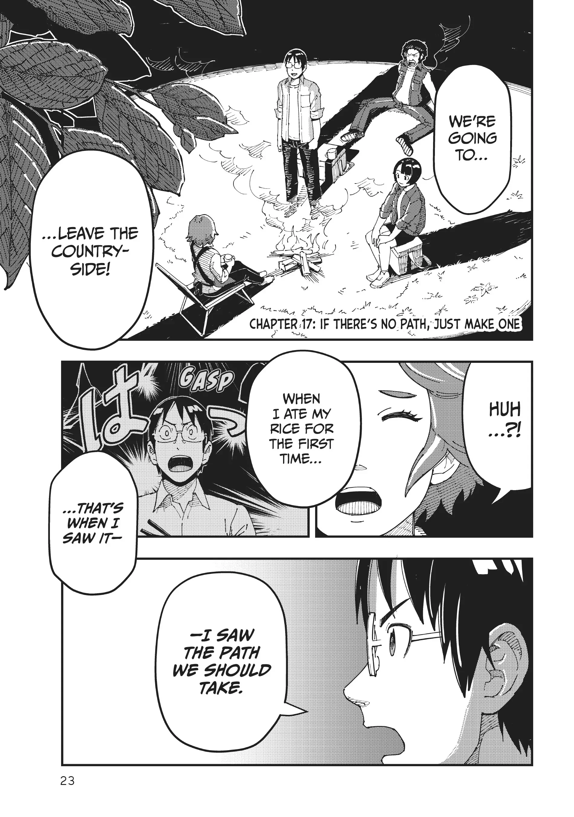 Manga Henshuusha ga Kaisha wo Yamete Inakagurashi wo Shitara Isekai Datta Ken Chapter 17 - page 1