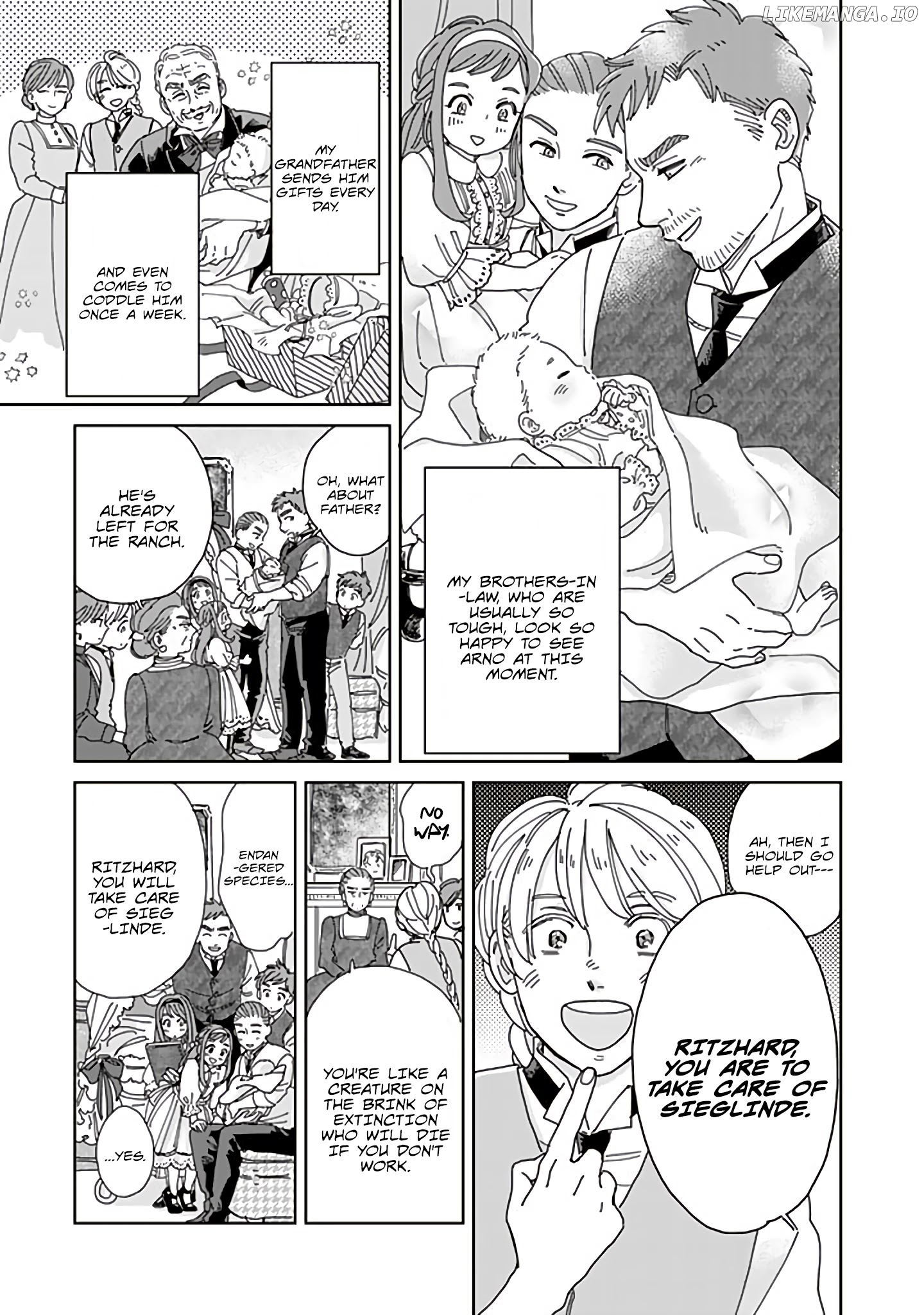 Hokuou Kizoku to Moukinzuma no Yukiguni Karigurashi chapter 61 - page 3