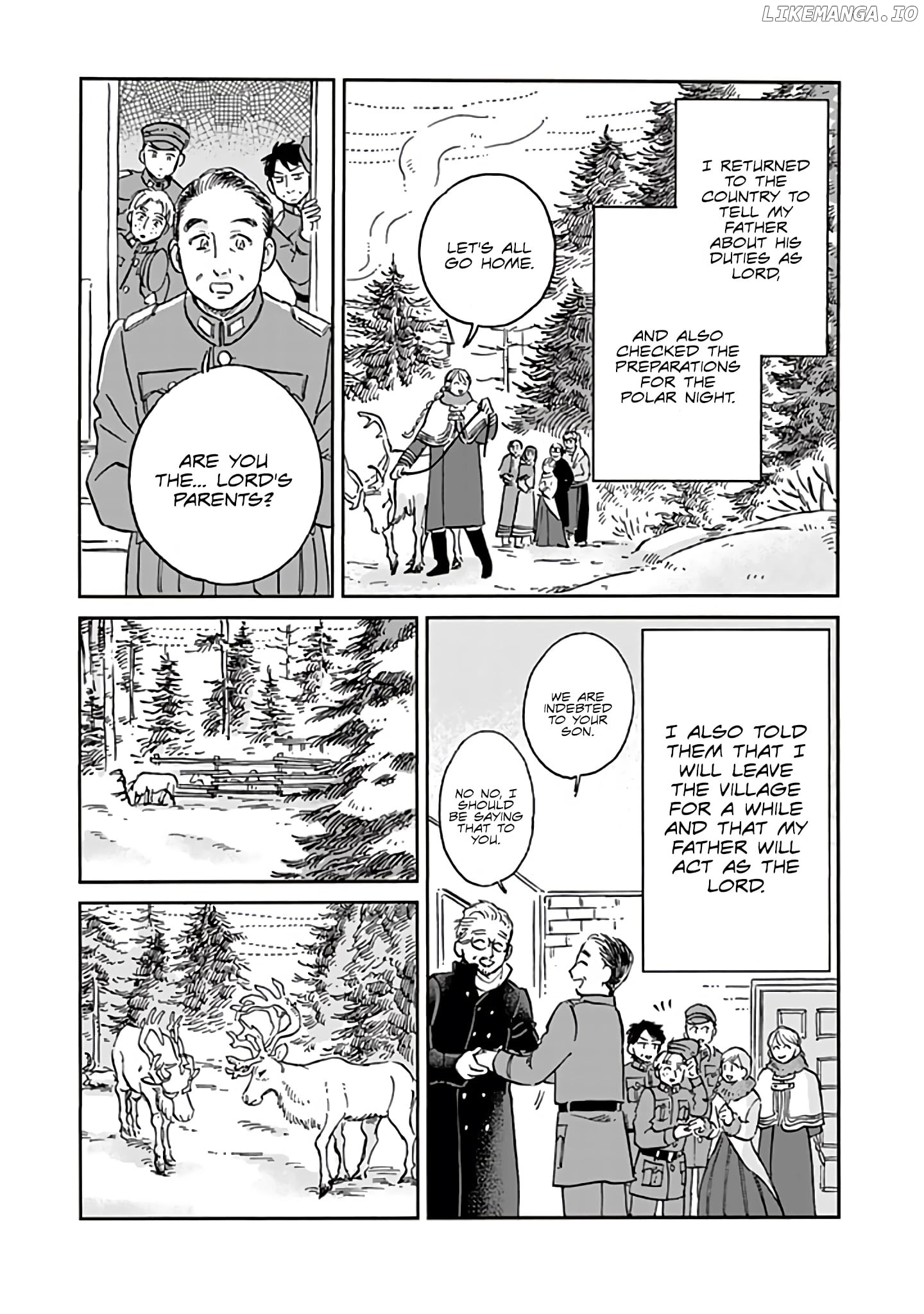 Hokuou Kizoku to Moukinzuma no Yukiguni Karigurashi chapter 47 - page 3