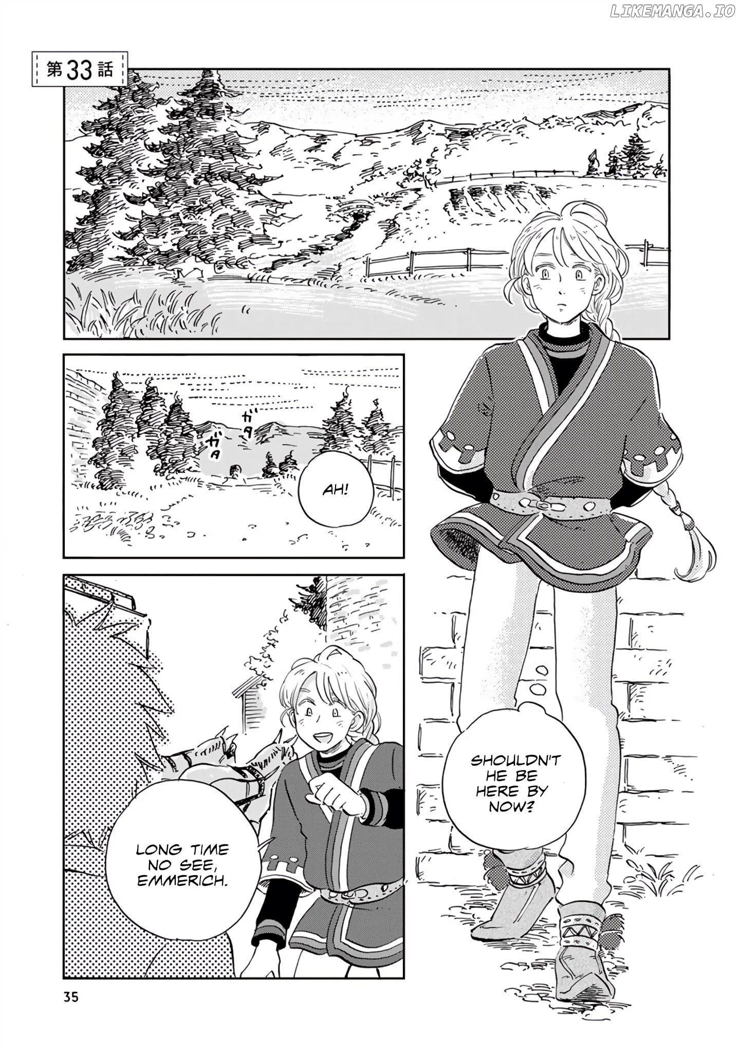 Hokuou Kizoku to Moukinzuma no Yukiguni Karigurashi chapter 33 - page 1