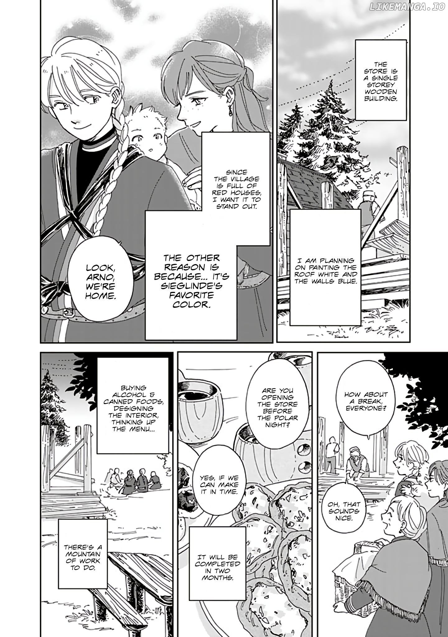 Hokuou Kizoku to Moukinzuma no Yukiguni Karigurashi chapter 68 - page 2