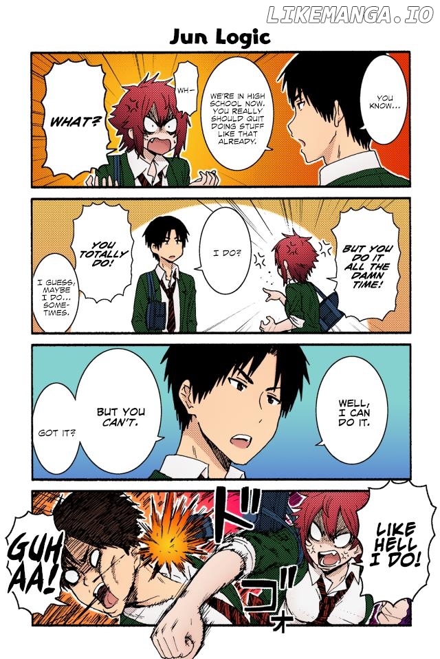Tomo-Chan Wa Onnanoko (Fan Colored) chapter 13 - page 16