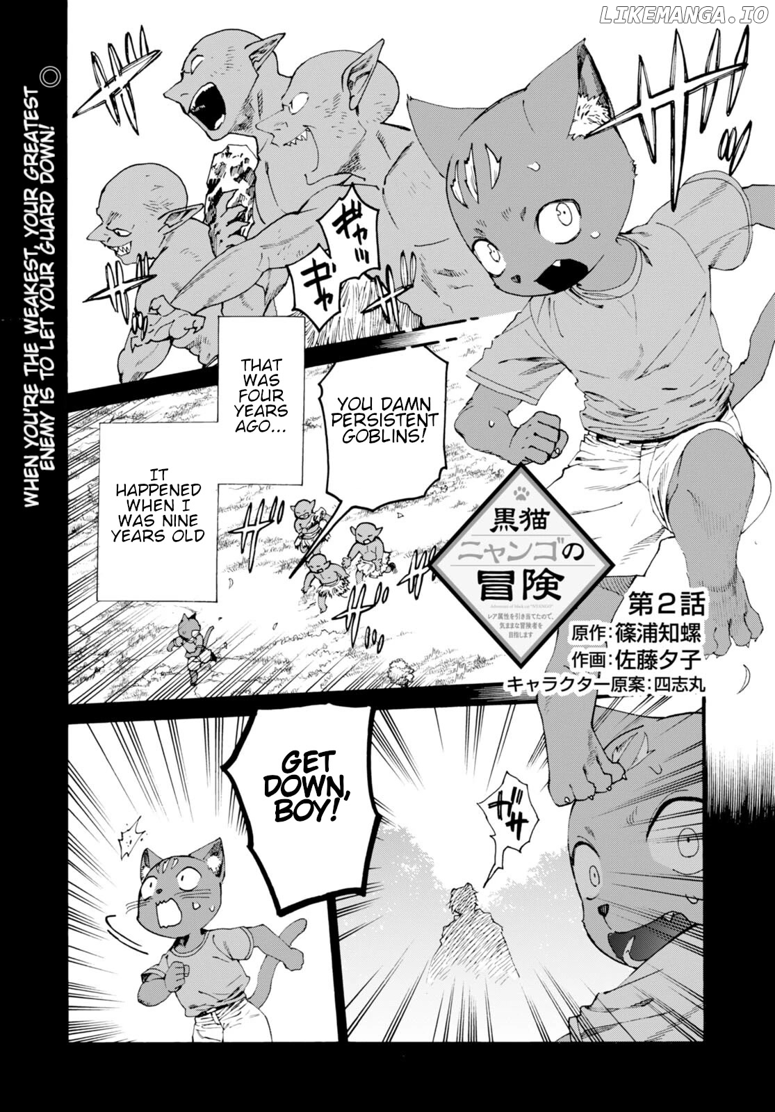 The Adventures of Black Cat "Nyango": Since I got a rare attribute, I aim to be a carefree adventurer. chapter 2 - page 2