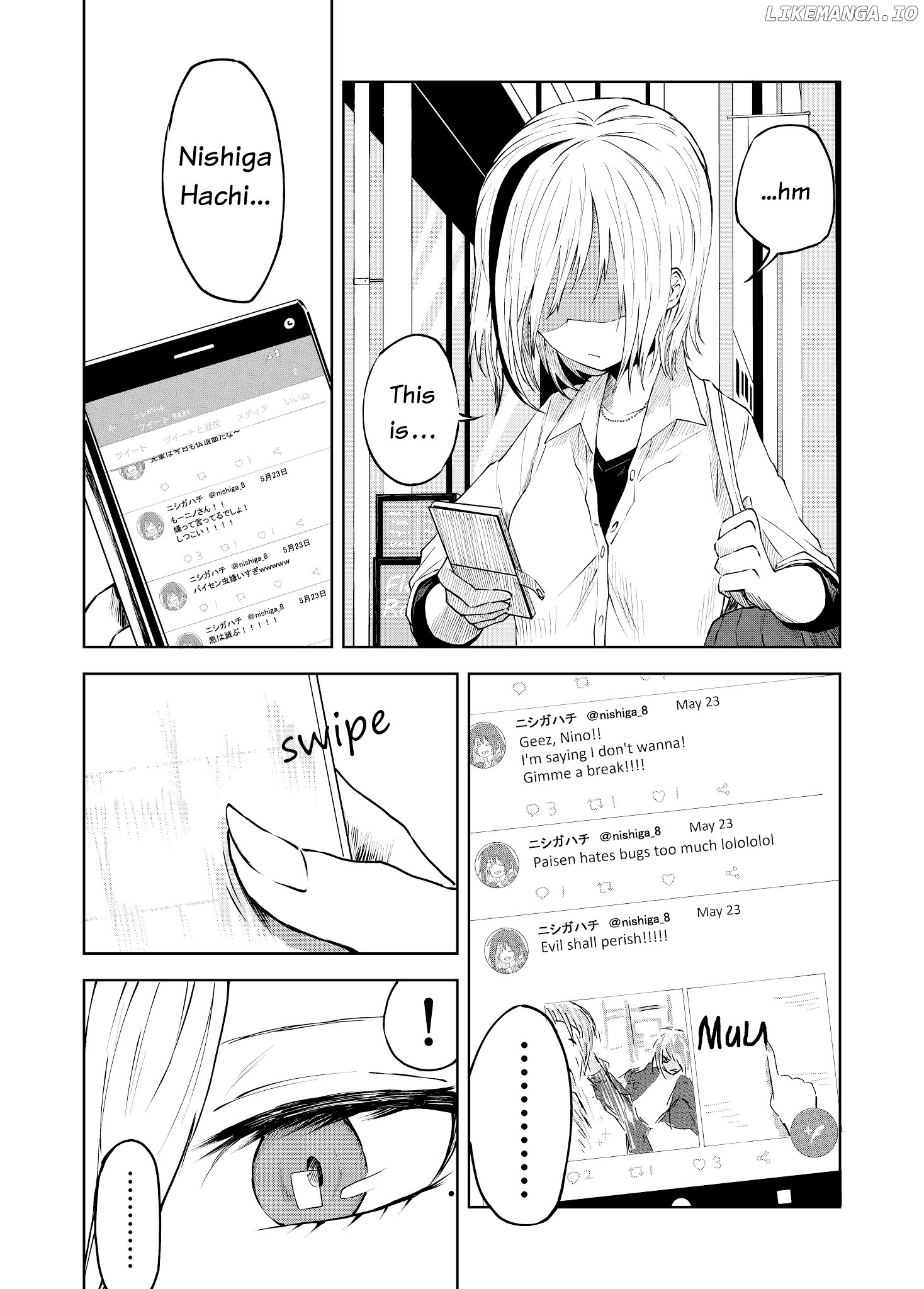 Klutzy, Gullible Nishiga Hachi chapter 4 - page 1