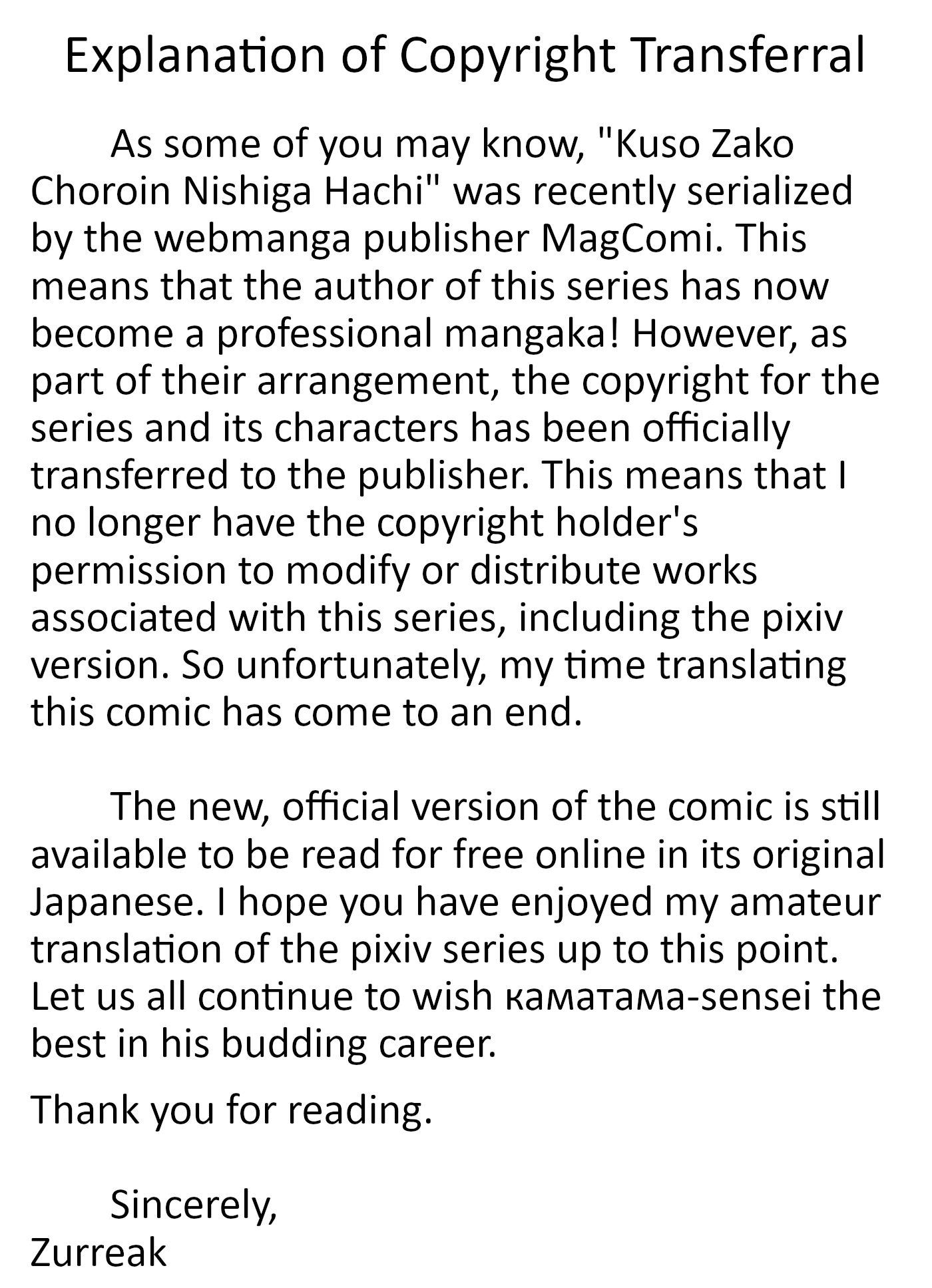 Klutzy, Gullible Nishiga Hachi chapter 6.1 - page 1