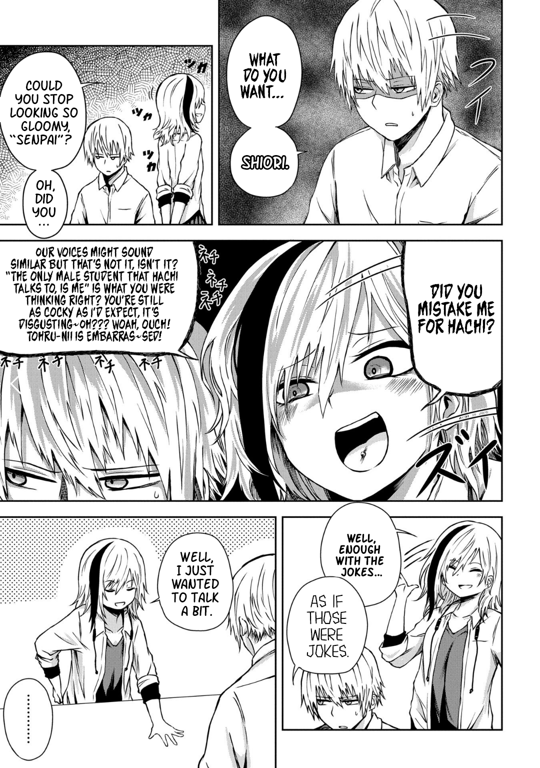Klutzy, Gullible Nishiga Hachi chapter 11 - page 8