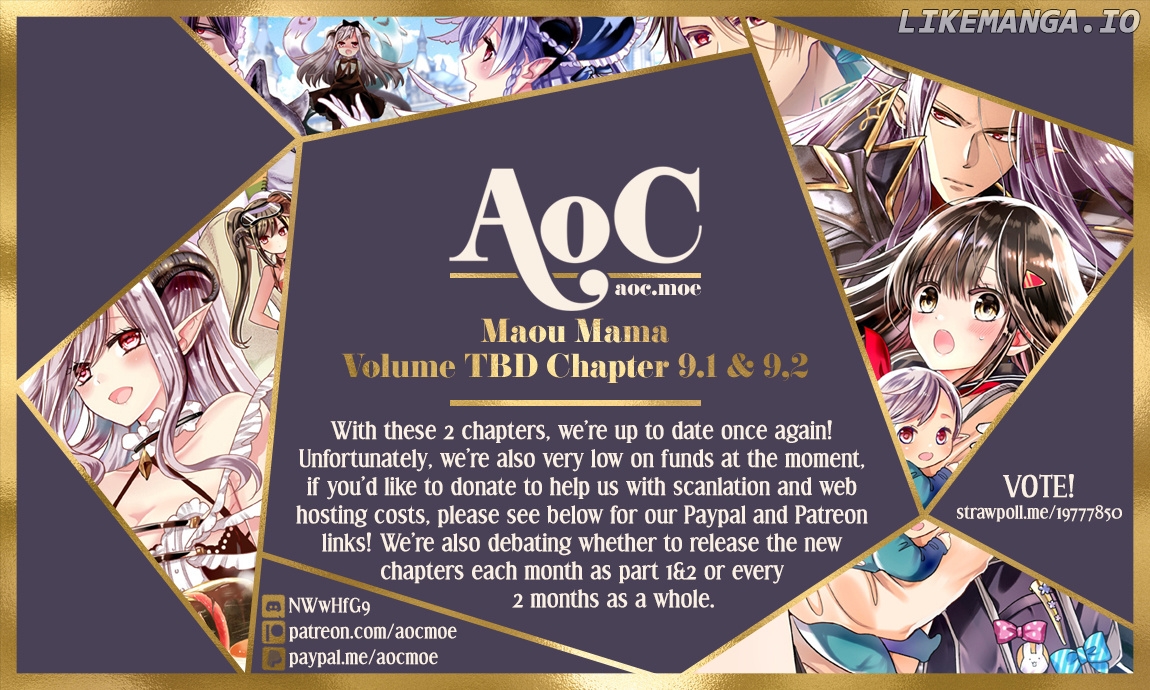 Isekai de Saikyo Mao no Kodomotachi no Mama ni Natchaimashita chapter 9 - page 1