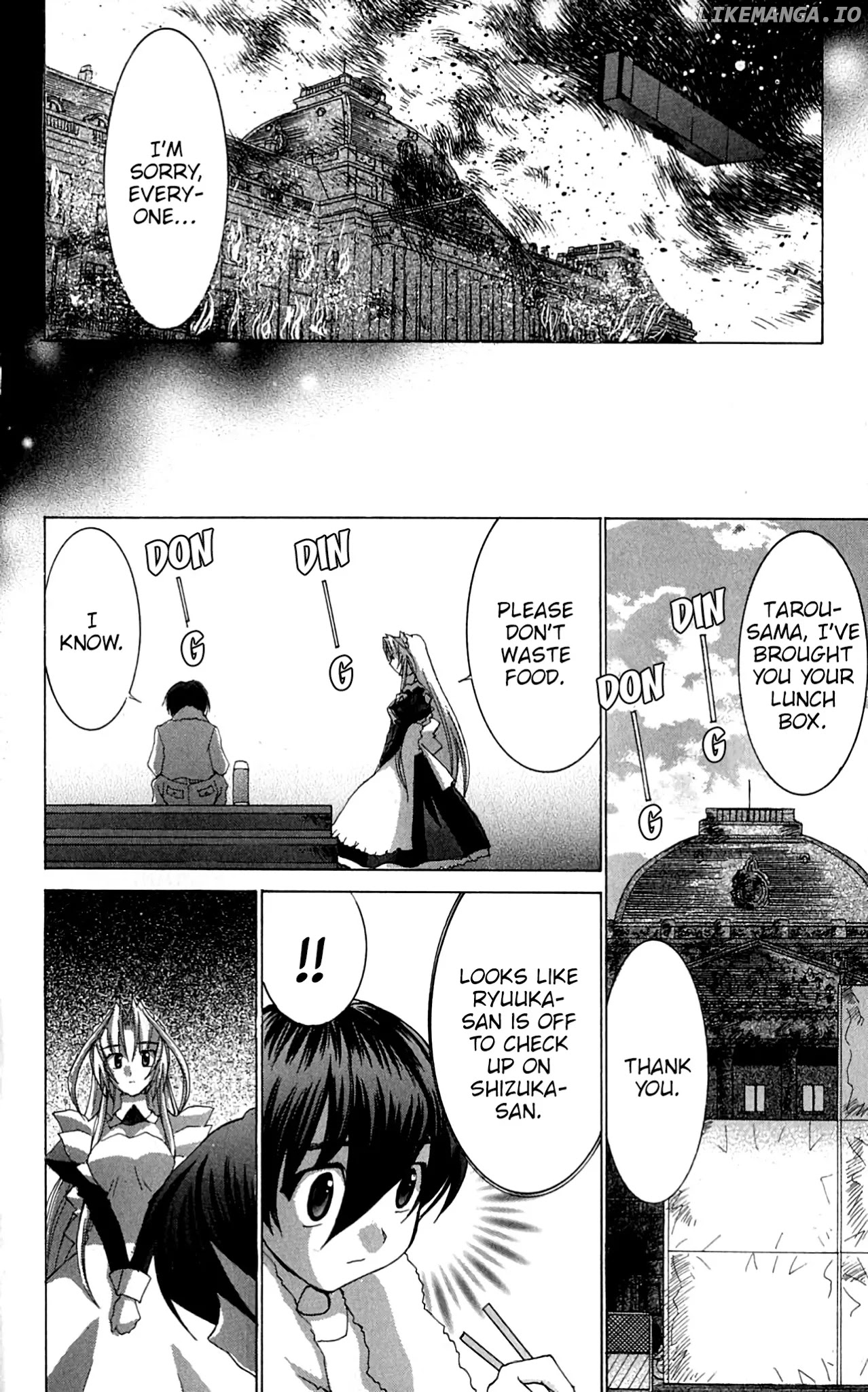 Hanaukyo Maid Tai chapter 44 - page 33