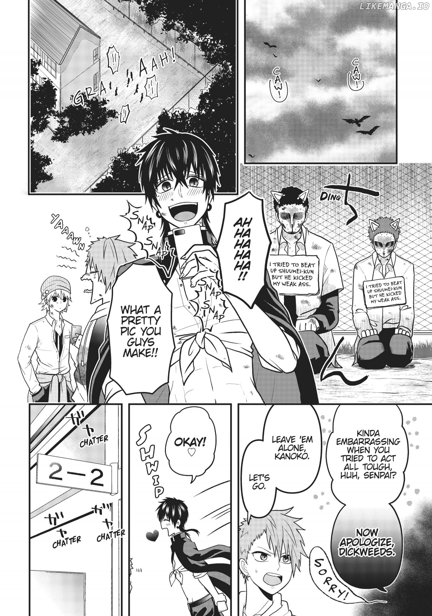 Josou Shite Mendoukusai Koto ni Natteru Nekura to Yankee no Ryou Kataomoi chapter 22 - page 2