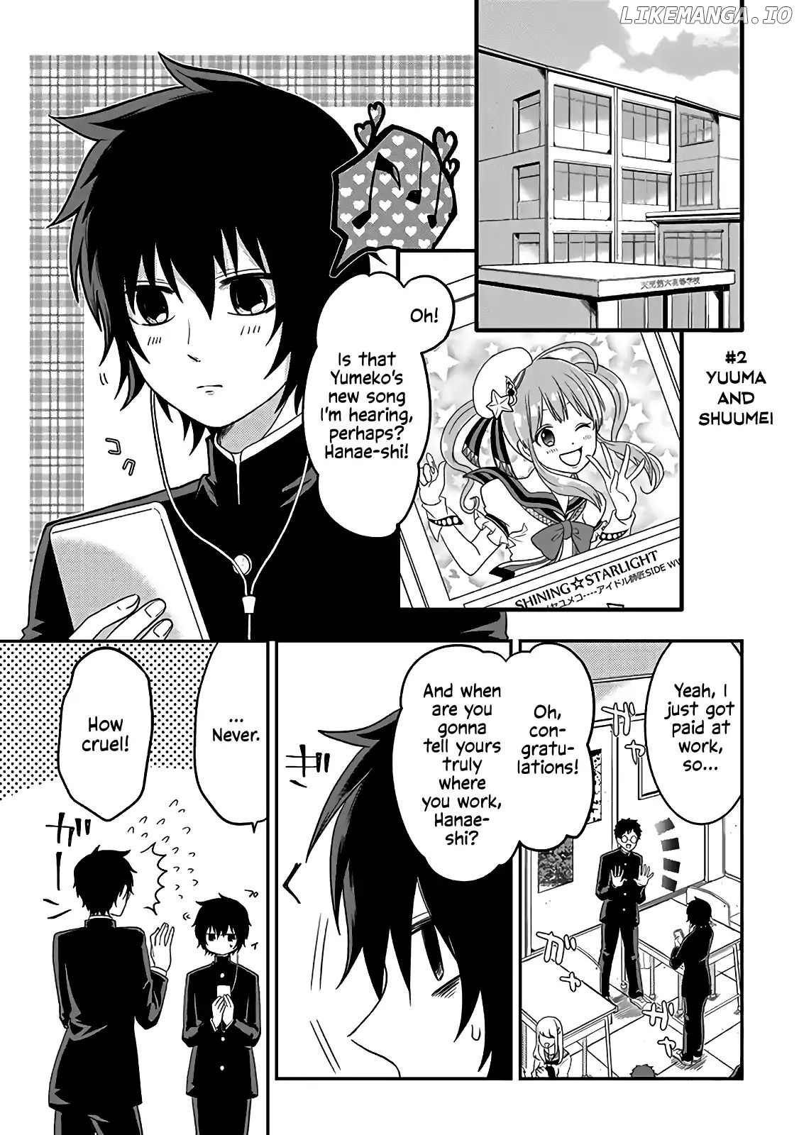 Josou Shite Mendoukusai Koto ni Natteru Nekura to Yankee no Ryou Kataomoi chapter 2 - page 1