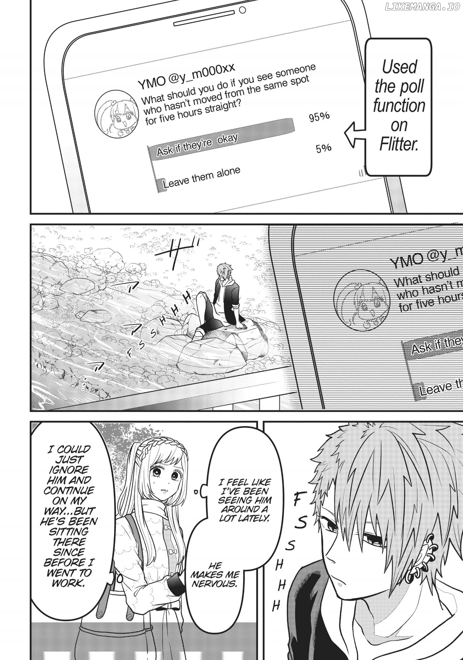 Josou Shite Mendoukusai Koto ni Natteru Nekura to Yankee no Ryou Kataomoi chapter 24 - page 2