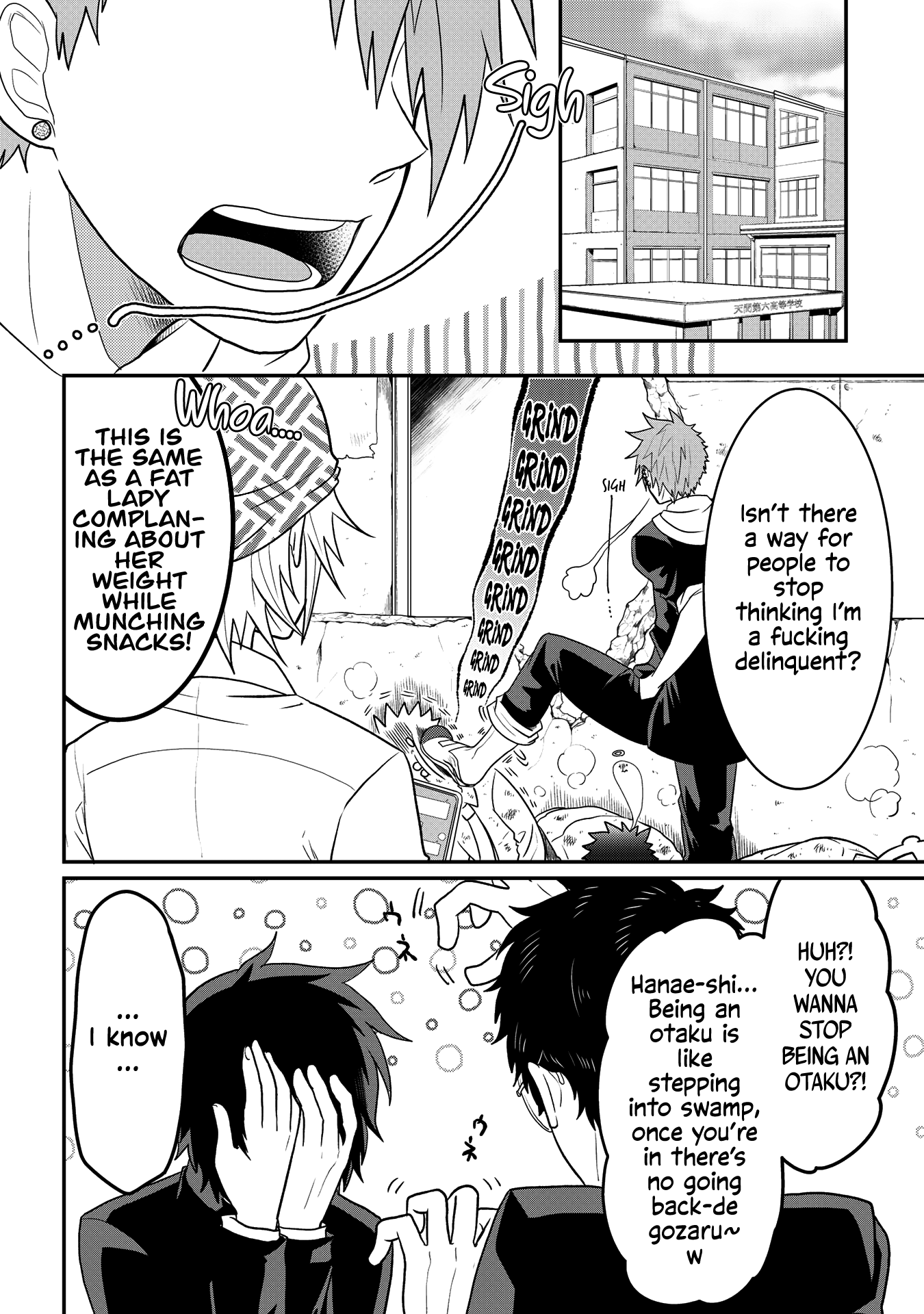 Josou Shite Mendoukusai Koto ni Natteru Nekura to Yankee no Ryou Kataomoi chapter 3 - page 8