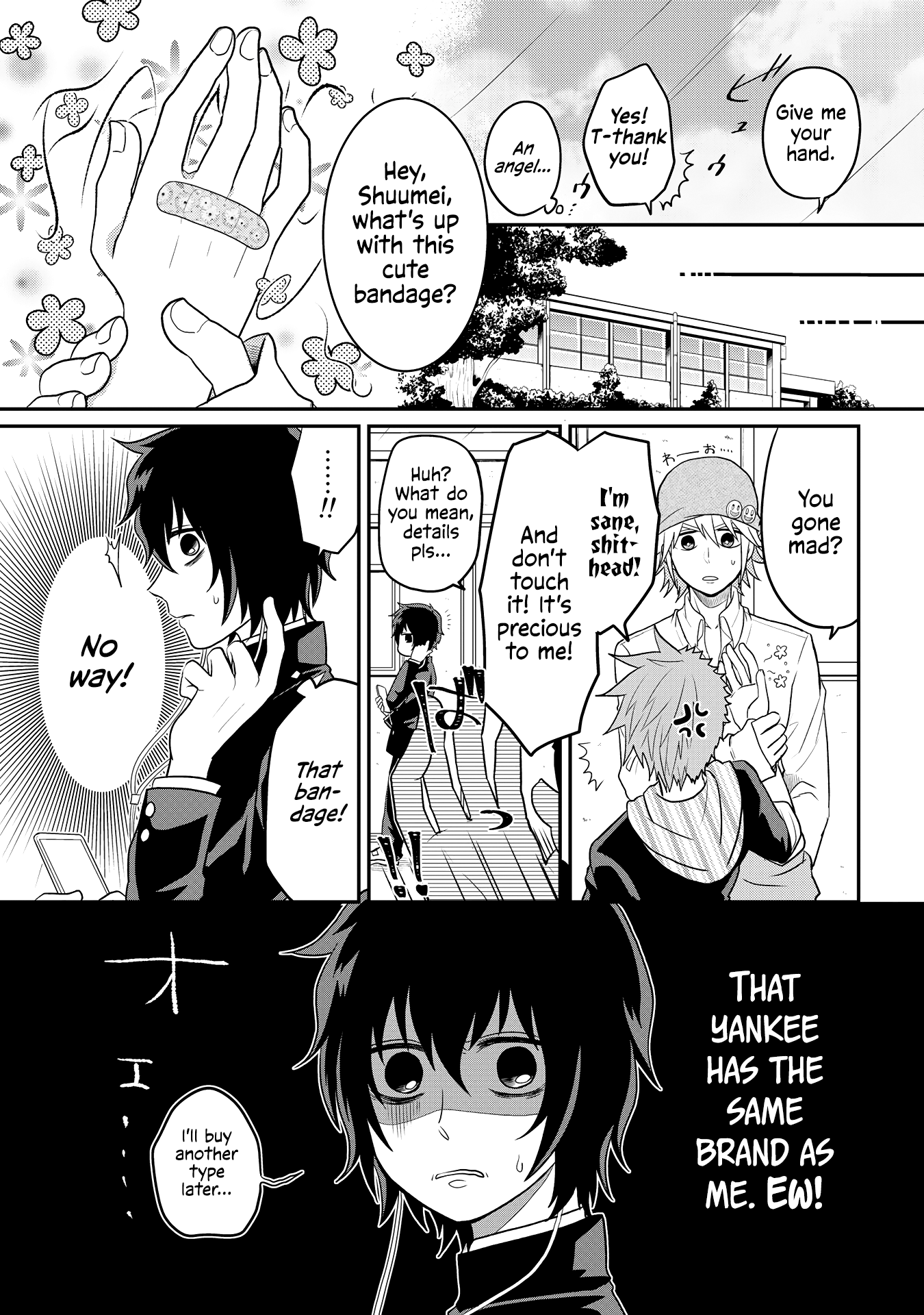 Josou Shite Mendoukusai Koto ni Natteru Nekura to Yankee no Ryou Kataomoi chapter 4 - page 9