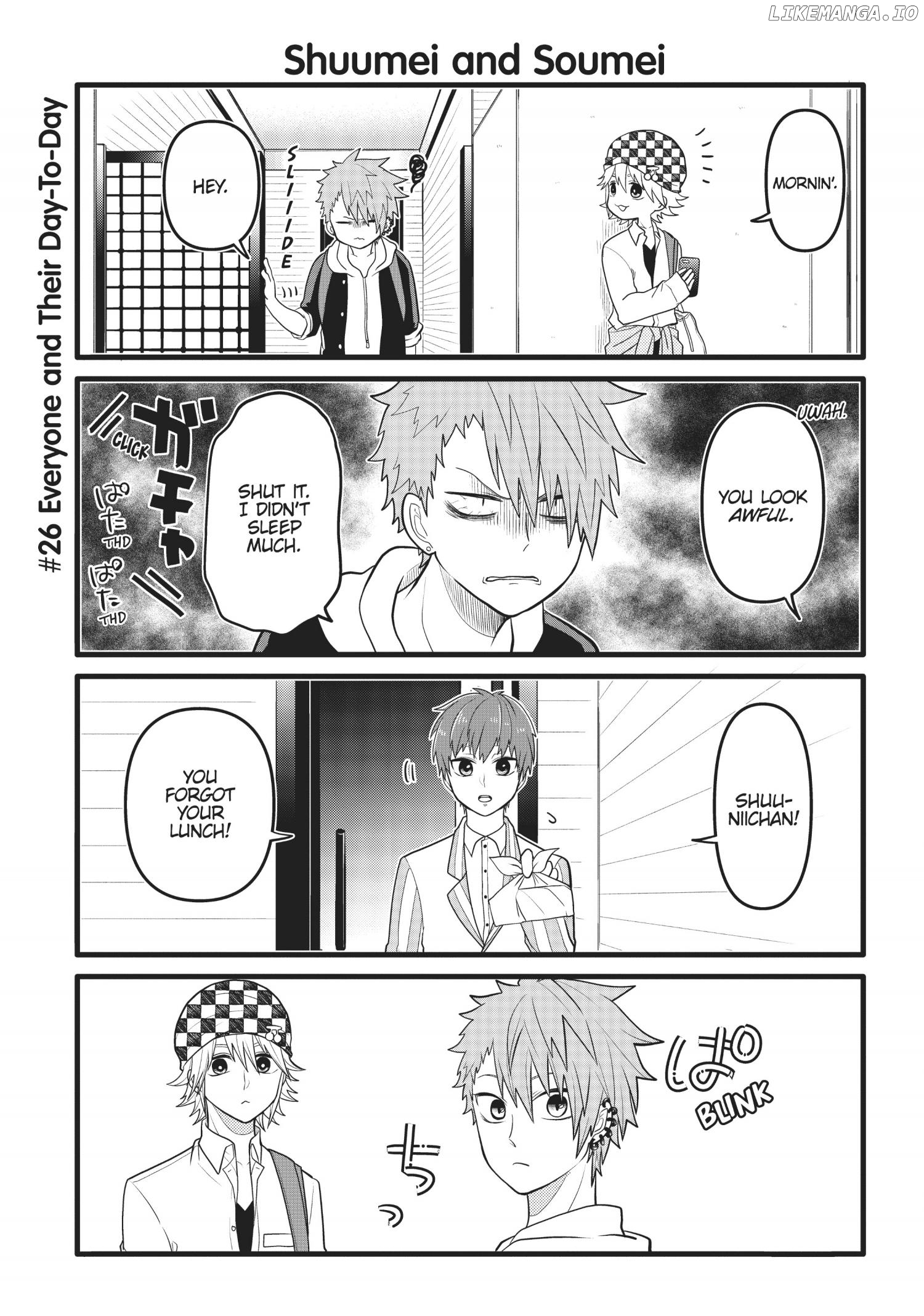 Josou Shite Mendoukusai Koto ni Natteru Nekura to Yankee no Ryou Kataomoi chapter 26 - page 2