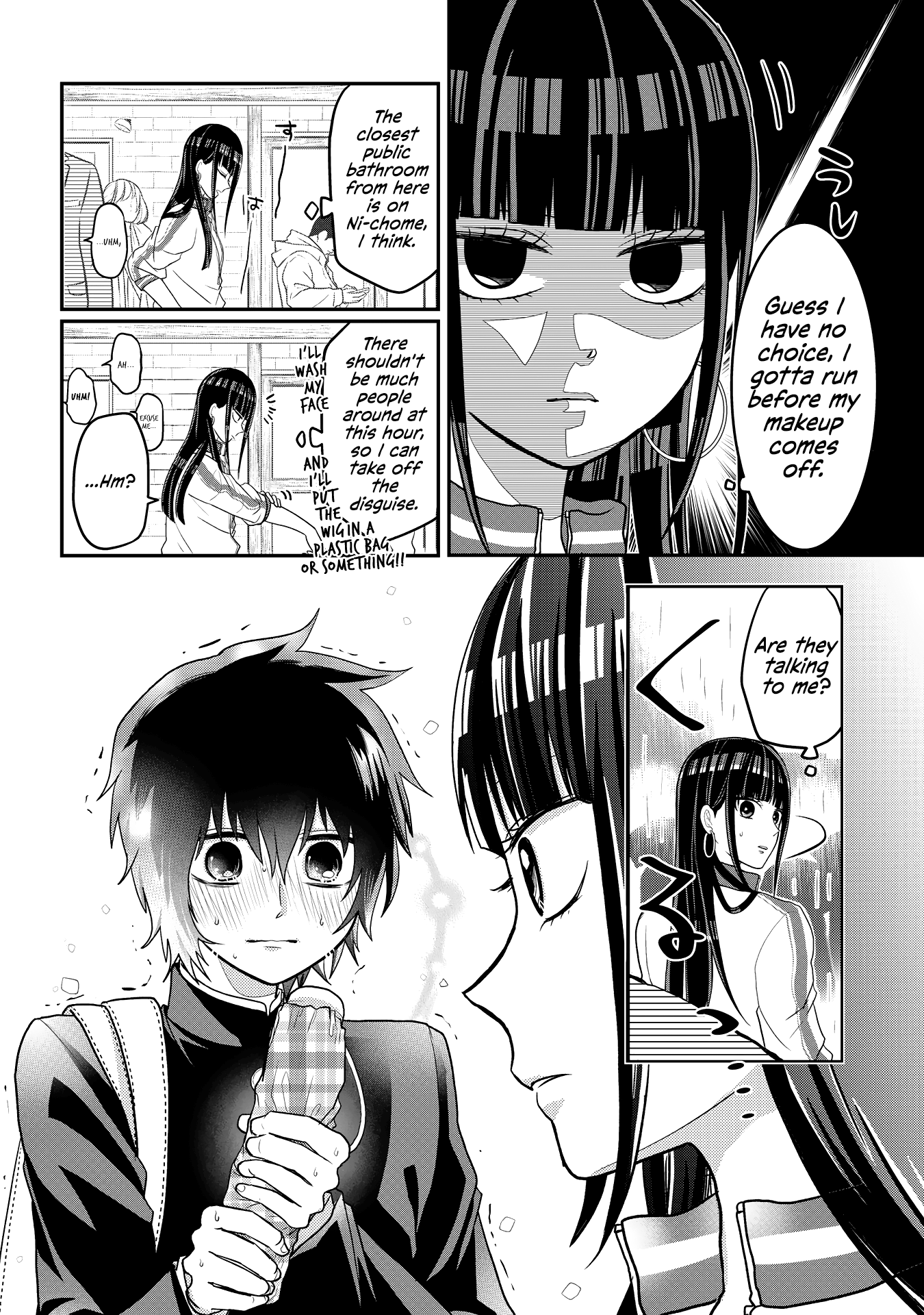 Josou Shite Mendoukusai Koto ni Natteru Nekura to Yankee no Ryou Kataomoi chapter 5 - page 4