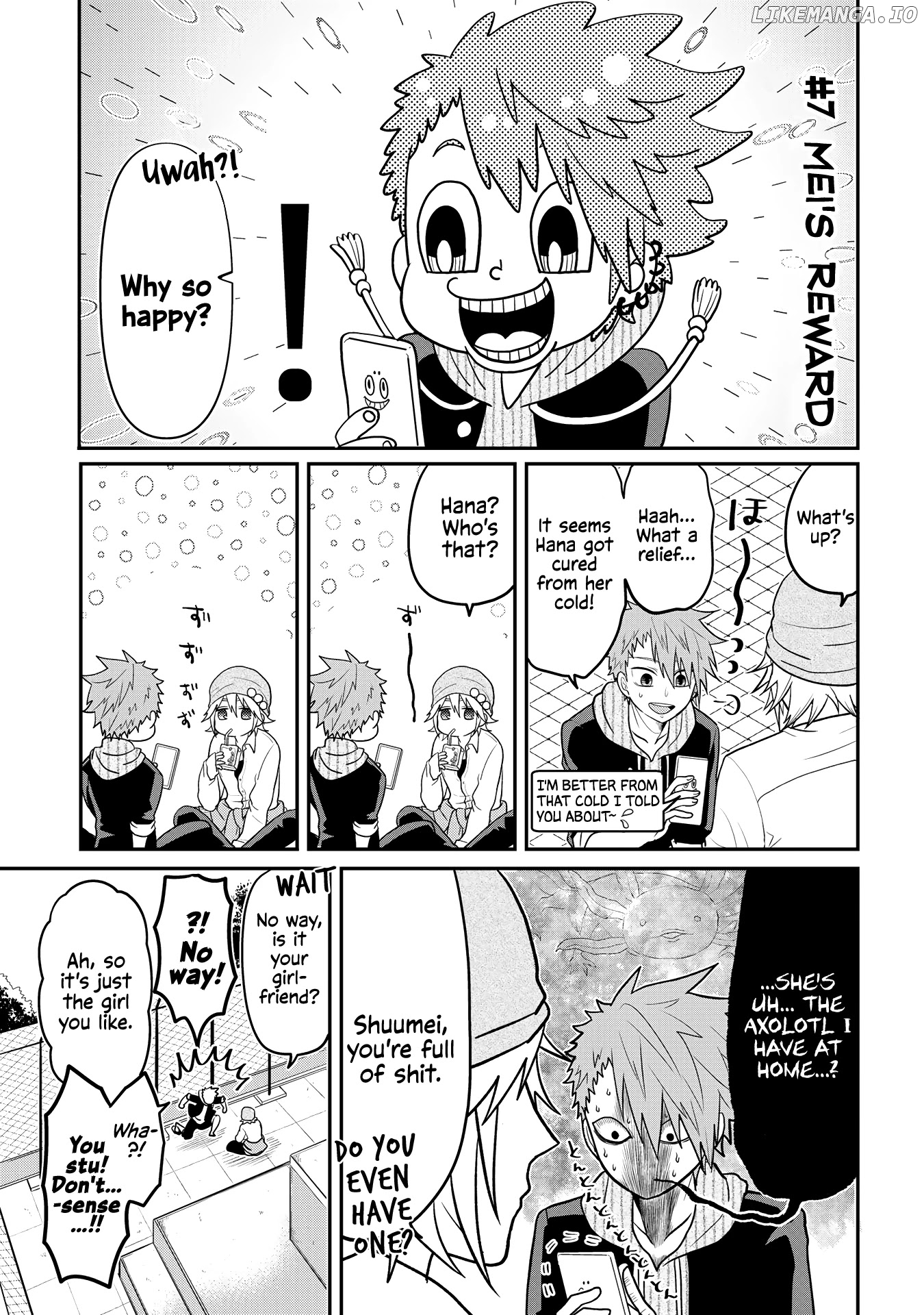 Josou Shite Mendoukusai Koto ni Natteru Nekura to Yankee no Ryou Kataomoi chapter 7 - page 1