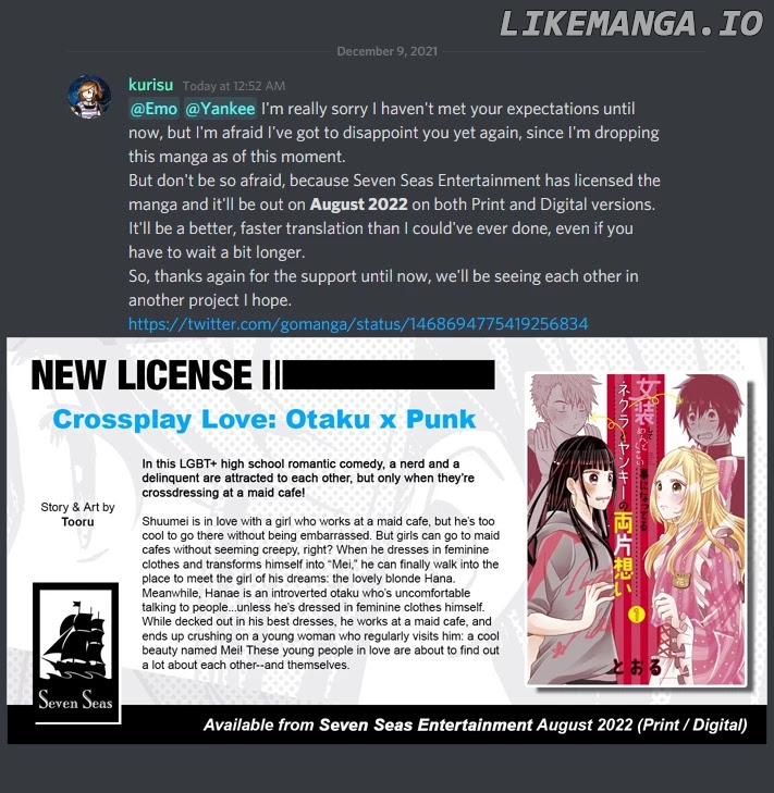 Josou Shite Mendoukusai Koto ni Natteru Nekura to Yankee no Ryou Kataomoi chapter 7 - page 12