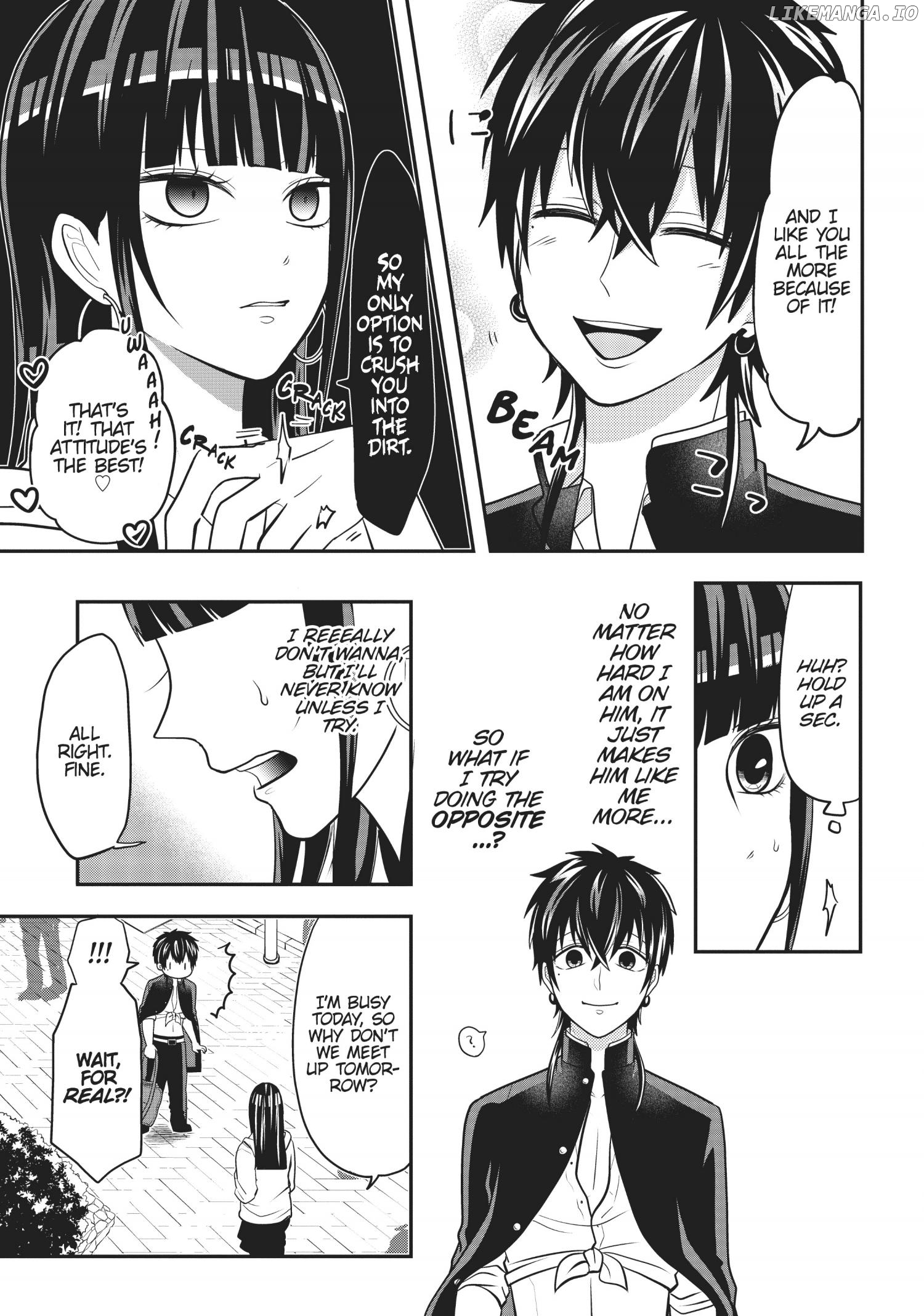 Josou Shite Mendoukusai Koto ni Natteru Nekura to Yankee no Ryou Kataomoi chapter 28 - page 3