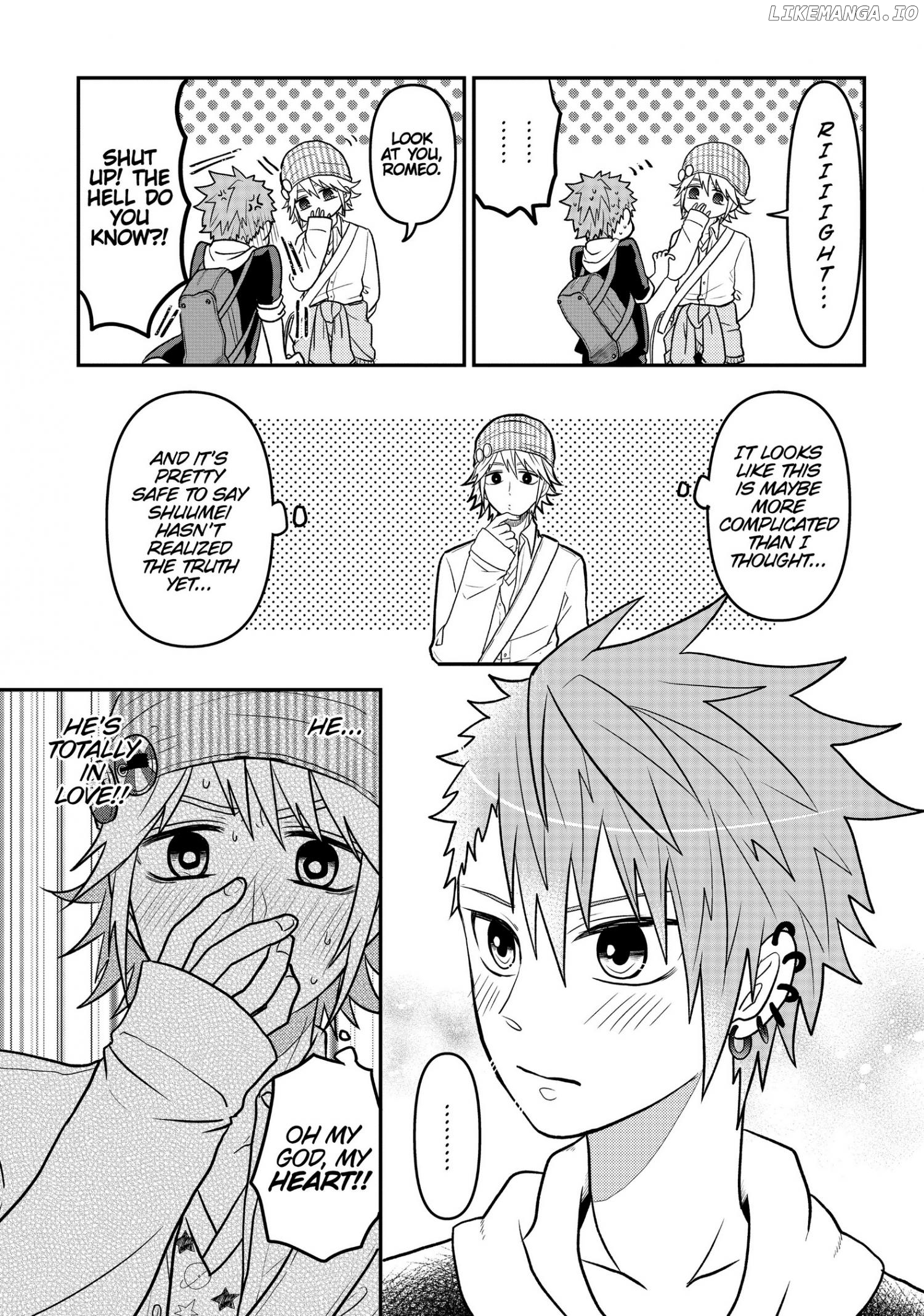 Josou Shite Mendoukusai Koto ni Natteru Nekura to Yankee no Ryou Kataomoi chapter 8 - page 9