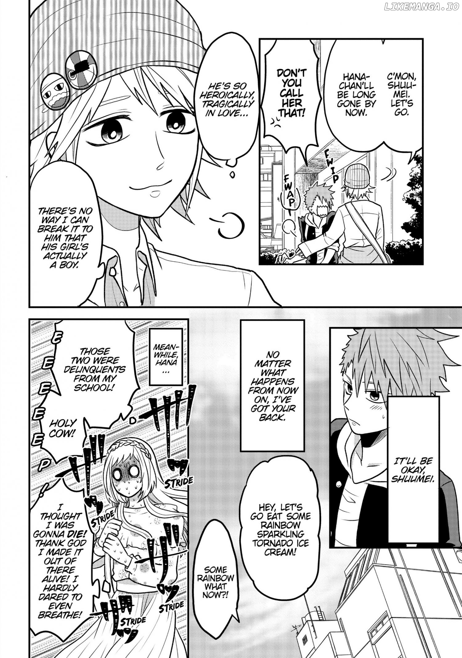 Josou Shite Mendoukusai Koto ni Natteru Nekura to Yankee no Ryou Kataomoi chapter 8 - page 10