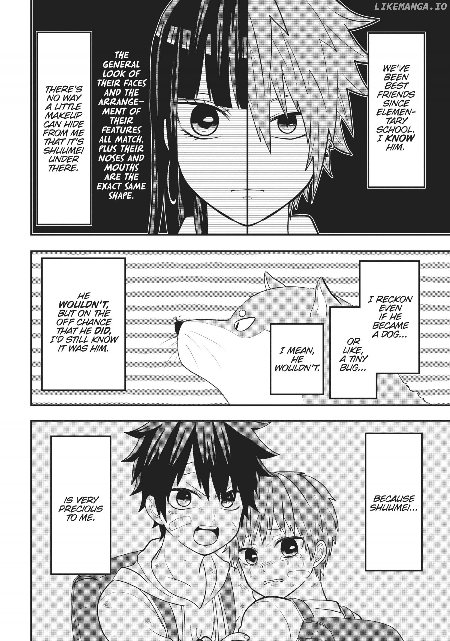Josou Shite Mendoukusai Koto ni Natteru Nekura to Yankee no Ryou Kataomoi chapter 29 - page 2