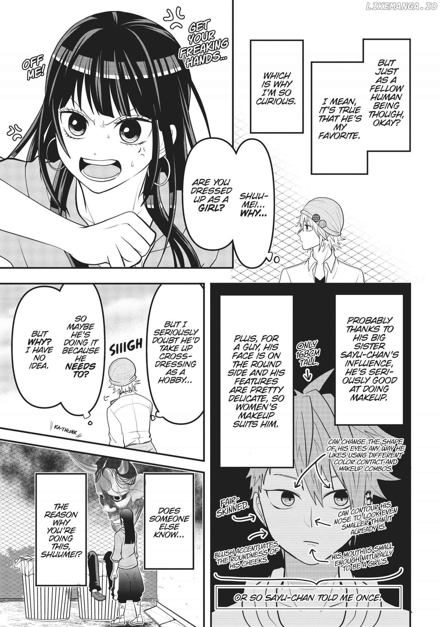Josou Shite Mendoukusai Koto ni Natteru Nekura to Yankee no Ryou Kataomoi chapter 29 - page 3