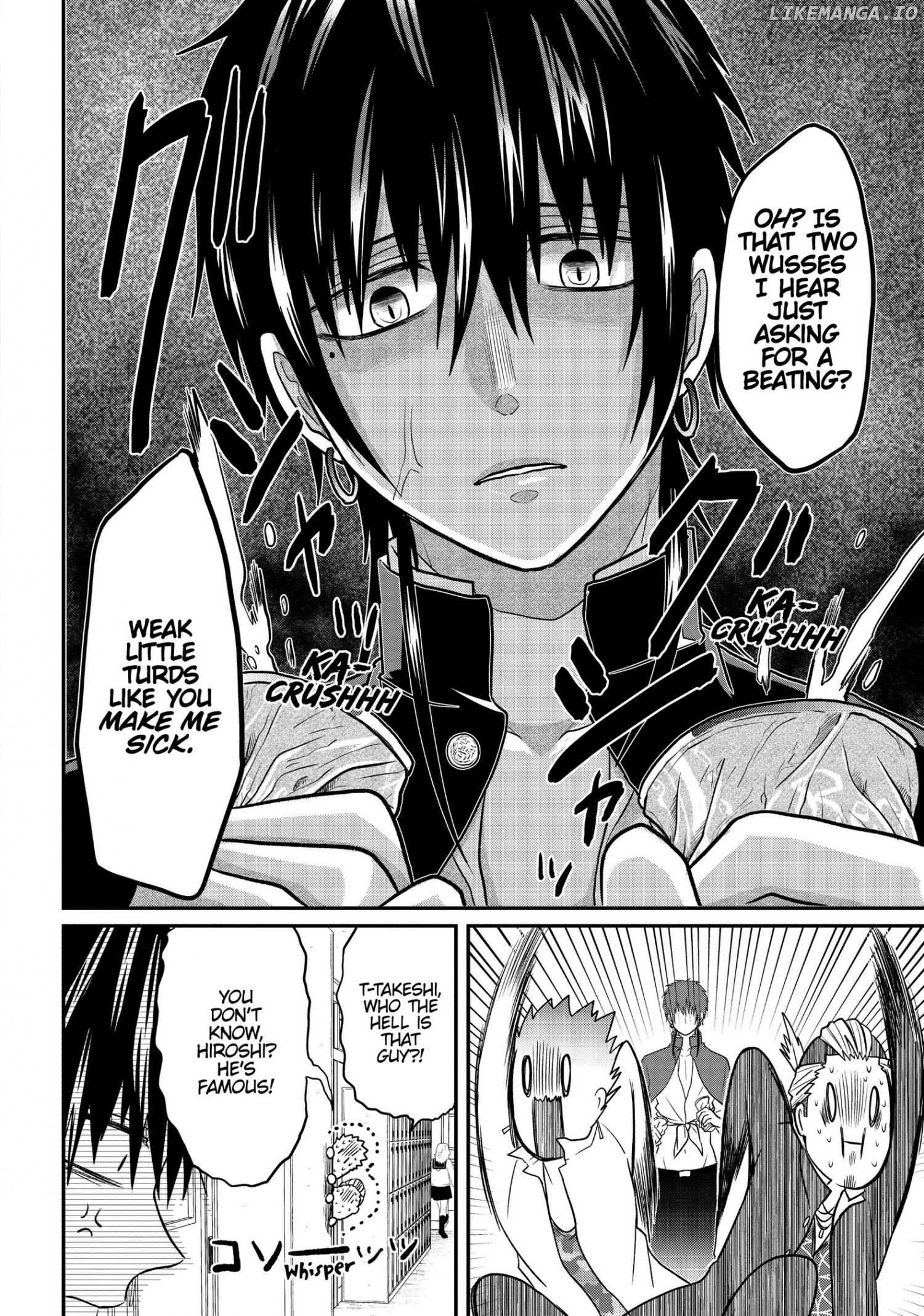 Josou Shite Mendoukusai Koto ni Natteru Nekura to Yankee no Ryou Kataomoi chapter 9 - page 2