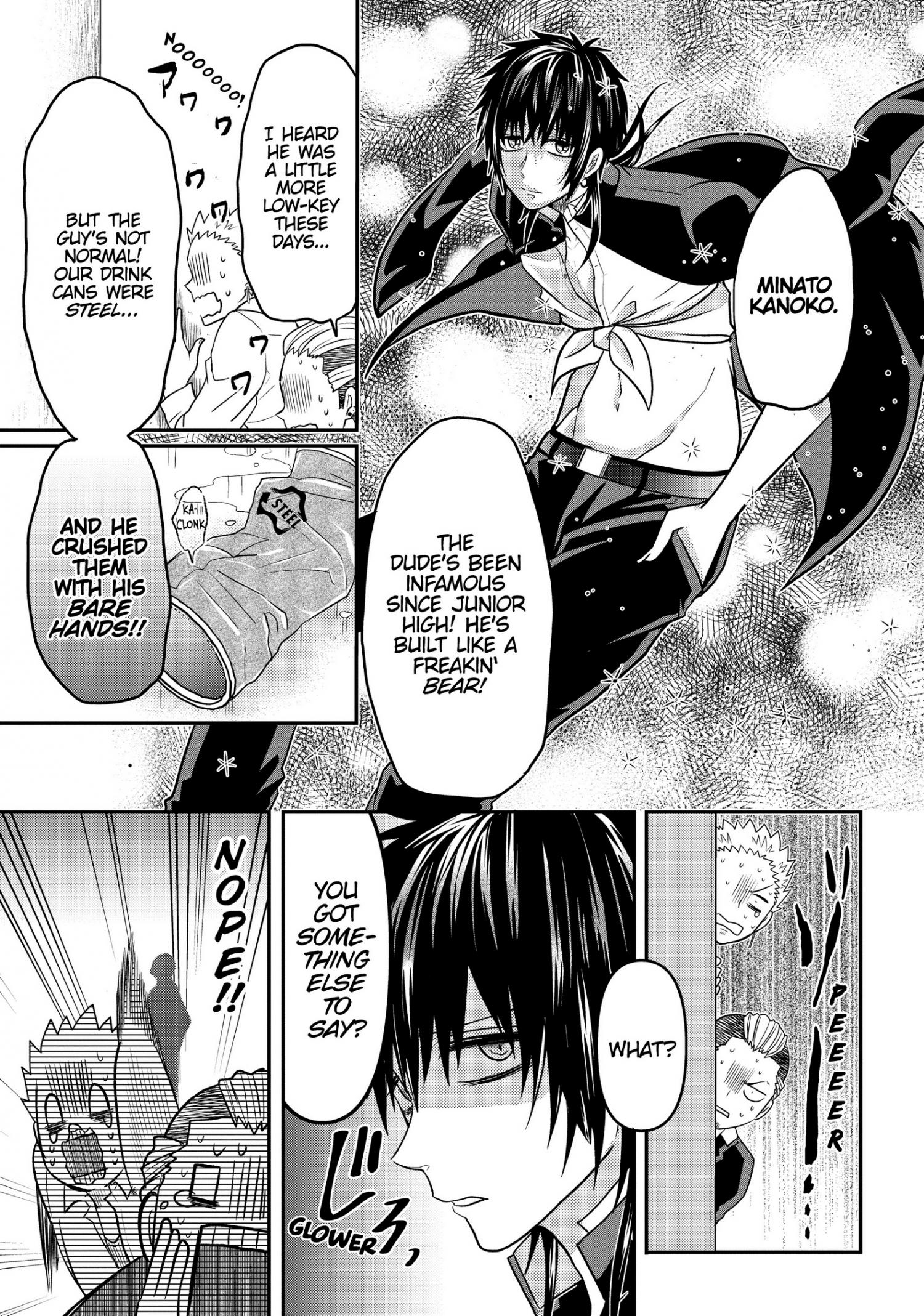 Josou Shite Mendoukusai Koto ni Natteru Nekura to Yankee no Ryou Kataomoi chapter 9 - page 3