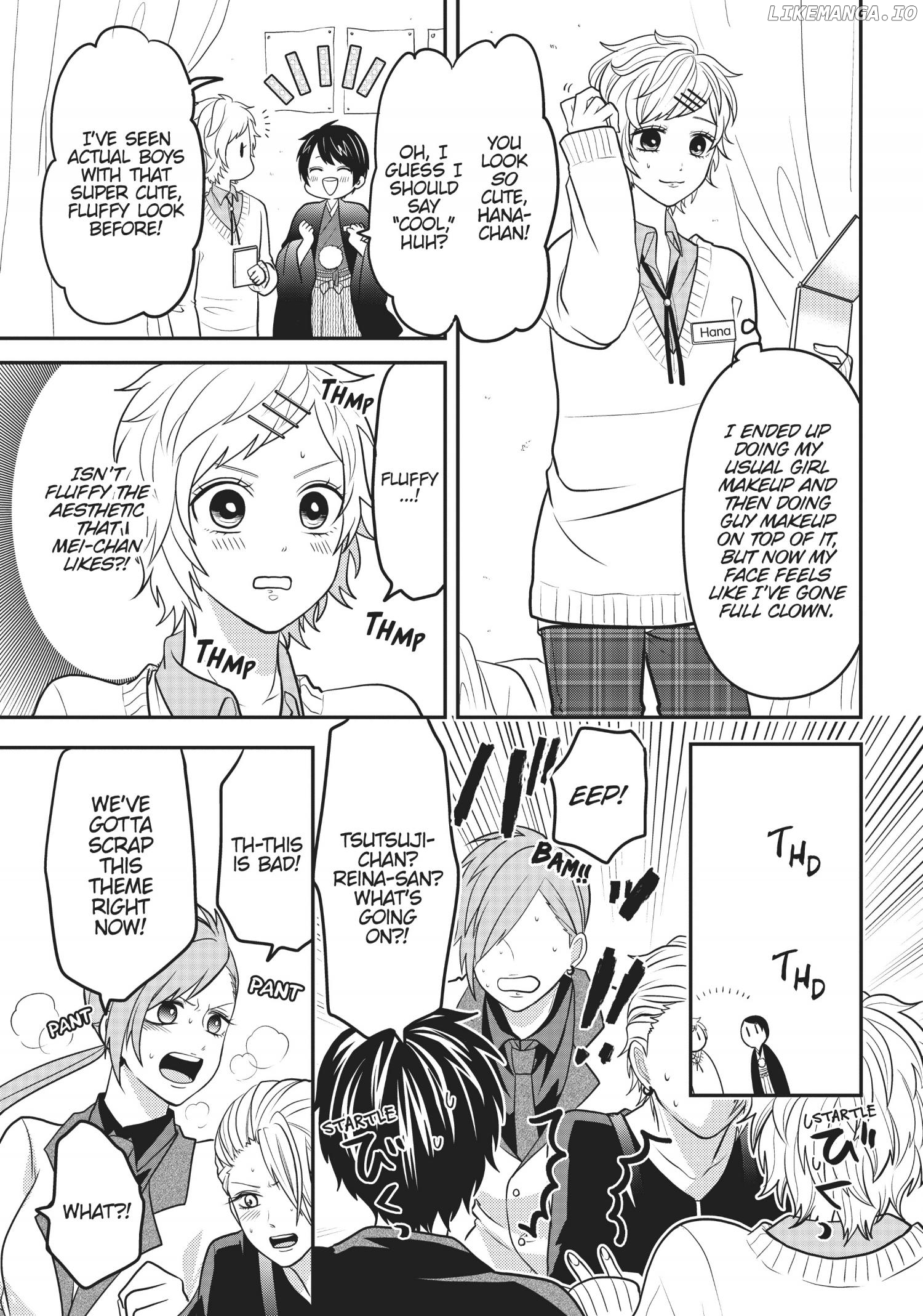 Josou Shite Mendoukusai Koto ni Natteru Nekura to Yankee no Ryou Kataomoi chapter 29.5 - page 4