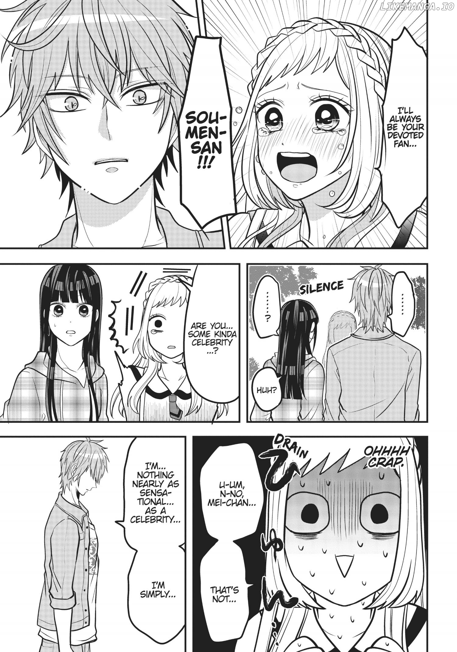 Josou Shite Mendoukusai Koto ni Natteru Nekura to Yankee no Ryou Kataomoi chapter 29.6 - page 7