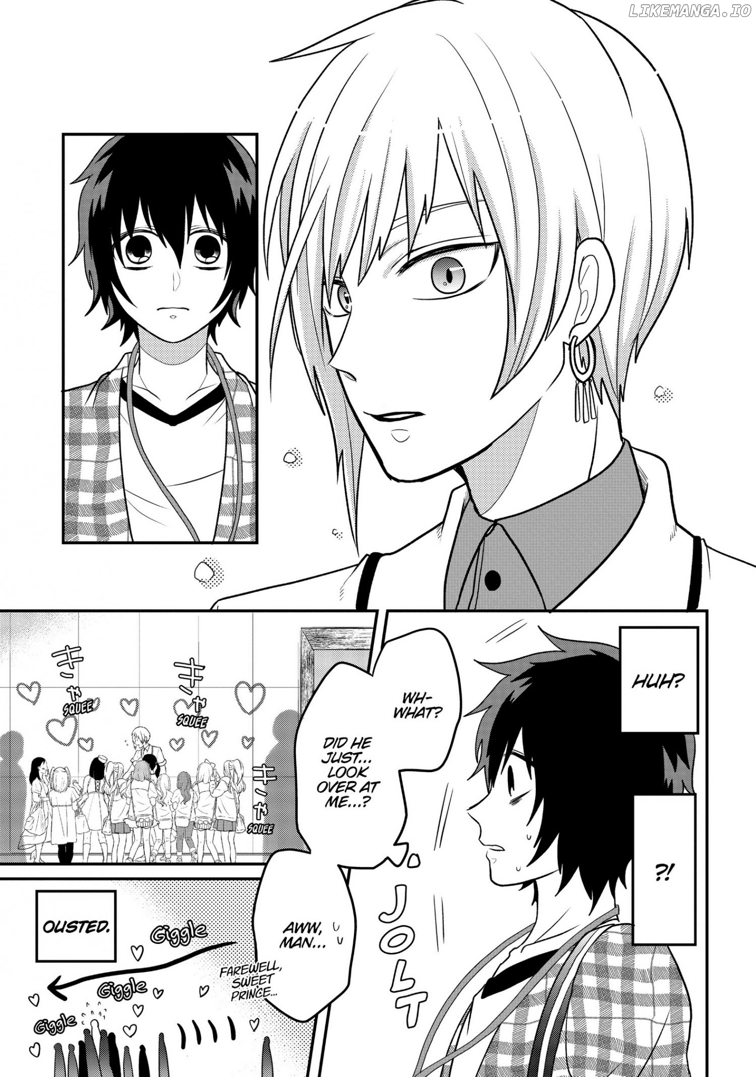 Josou Shite Mendoukusai Koto ni Natteru Nekura to Yankee no Ryou Kataomoi chapter 9.5 - page 3
