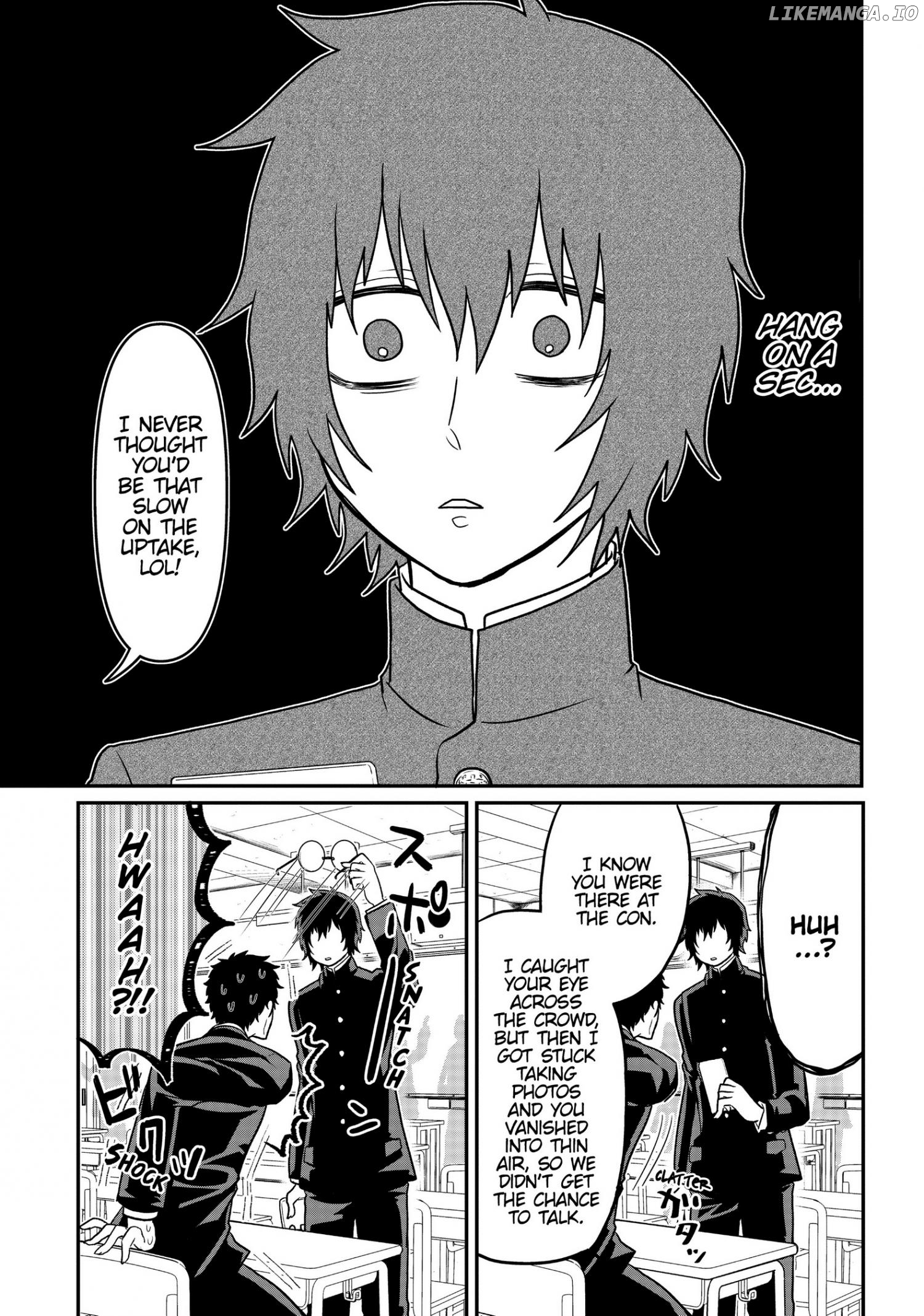 Josou Shite Mendoukusai Koto ni Natteru Nekura to Yankee no Ryou Kataomoi chapter 9.6 - page 3