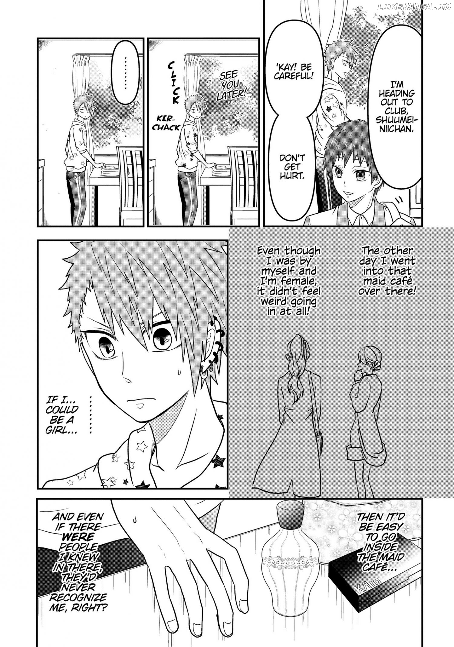 Josou Shite Mendoukusai Koto ni Natteru Nekura to Yankee no Ryou Kataomoi chapter 9.7 - page 6