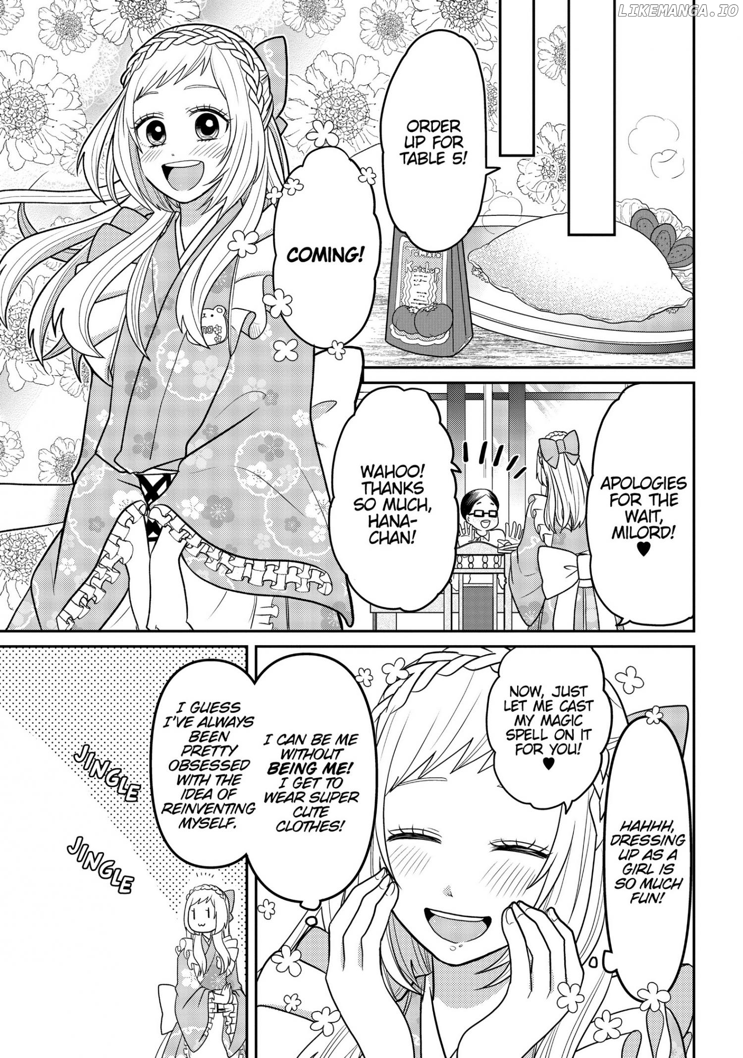 Josou Shite Mendoukusai Koto ni Natteru Nekura to Yankee no Ryou Kataomoi chapter 9.7 - page 8