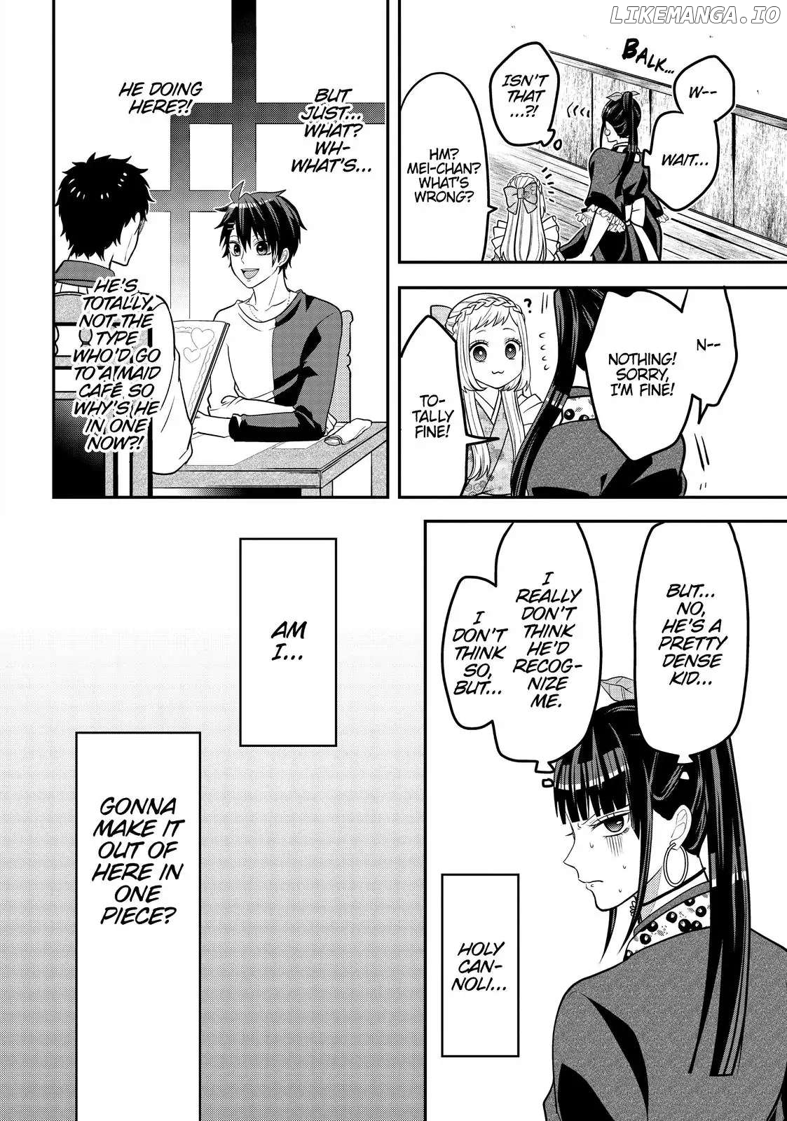 Josou Shite Mendoukusai Koto ni Natteru Nekura to Yankee no Ryou Kataomoi chapter 32 - page 8