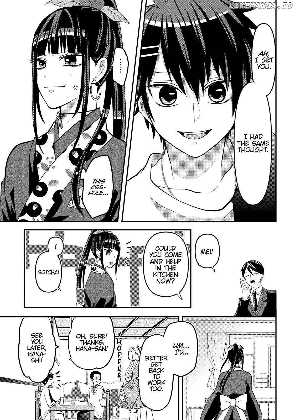 Josou Shite Mendoukusai Koto ni Natteru Nekura to Yankee no Ryou Kataomoi chapter 33 - page 11